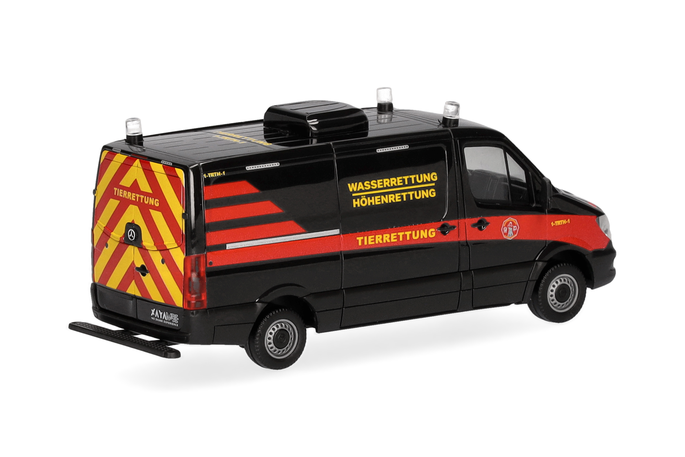 Herpa 098717 | MB Sprinter '13 Kasten Flachdach | Gerätewagen Höhenrettung Tierrettung Essen e.V." | 1:87