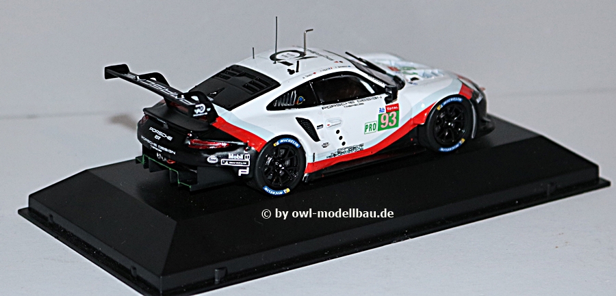 ixo Models LE43022 - Porsche 911 (991) GT3 RSR - #93 - 24h LeMans - 2018. 1:43