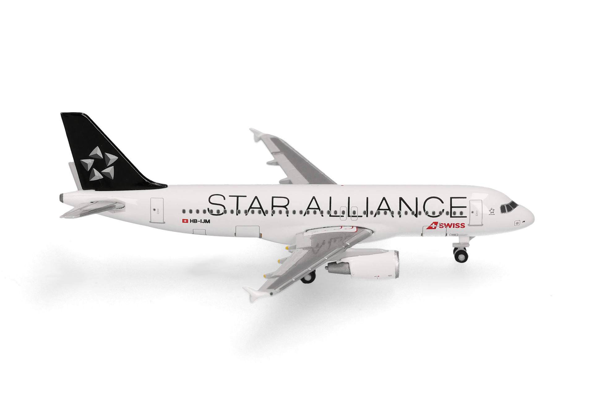 Herpa Wings 539463 | Swiss International Air Lines | Airbus A320 | Star Alliance | 1:500