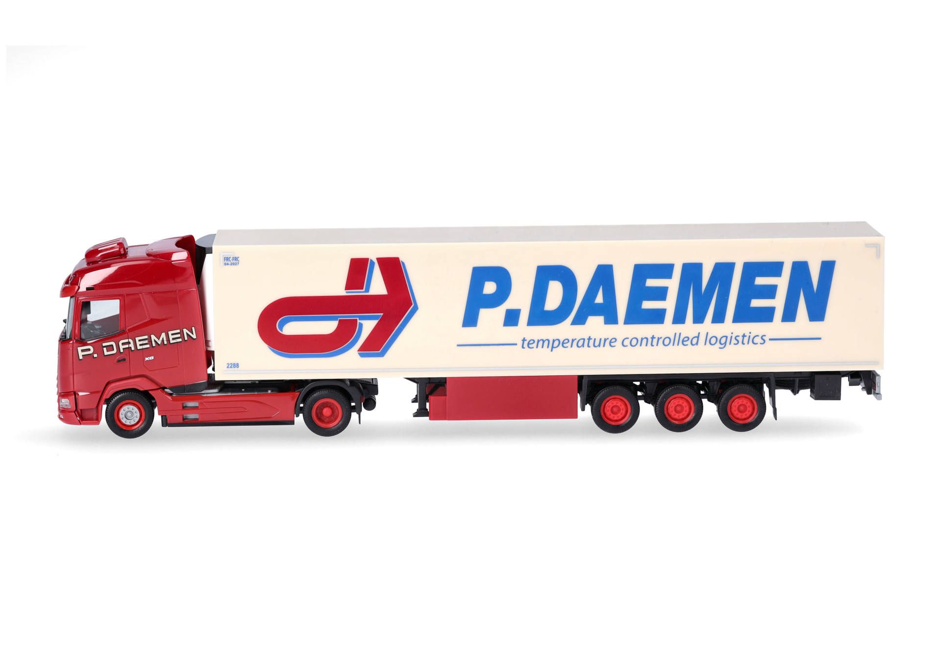 Herpa  317283 | DAF XG Kühlkoffer-Sattelzug | P. DAEMEN | 1:87