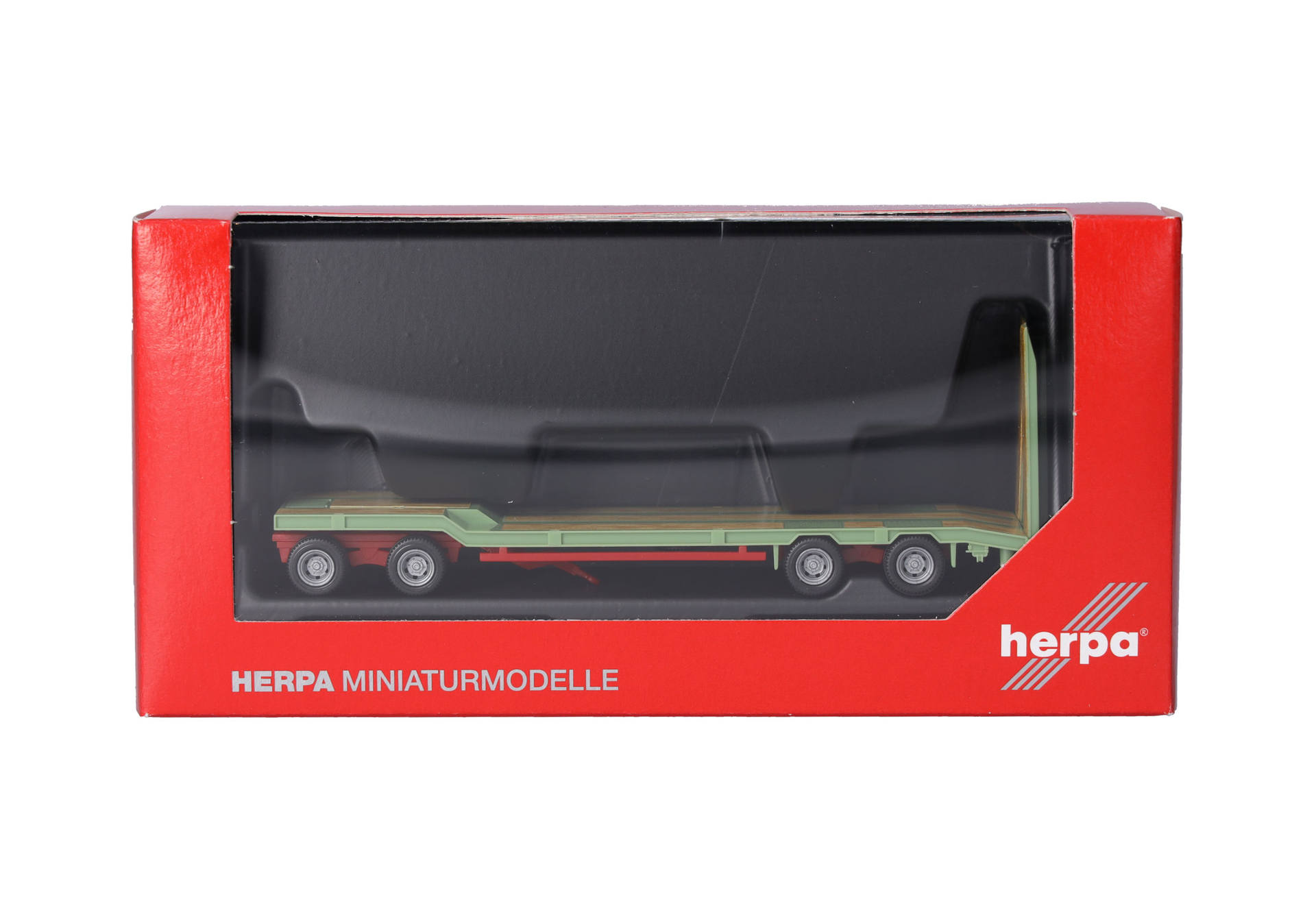 Herpa 076142-010 | Goldhofer TU4-Anhänger | lindgrün | 1:87