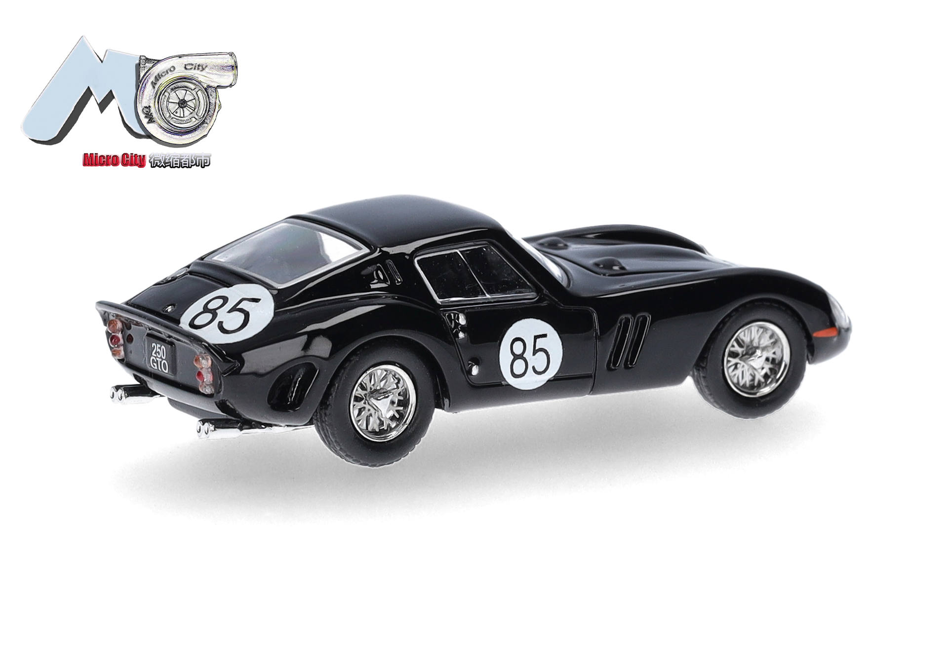 Herpa MicroCity 87MC000061 | Ferrari 250 GTO "85" | schwarz| 1:87