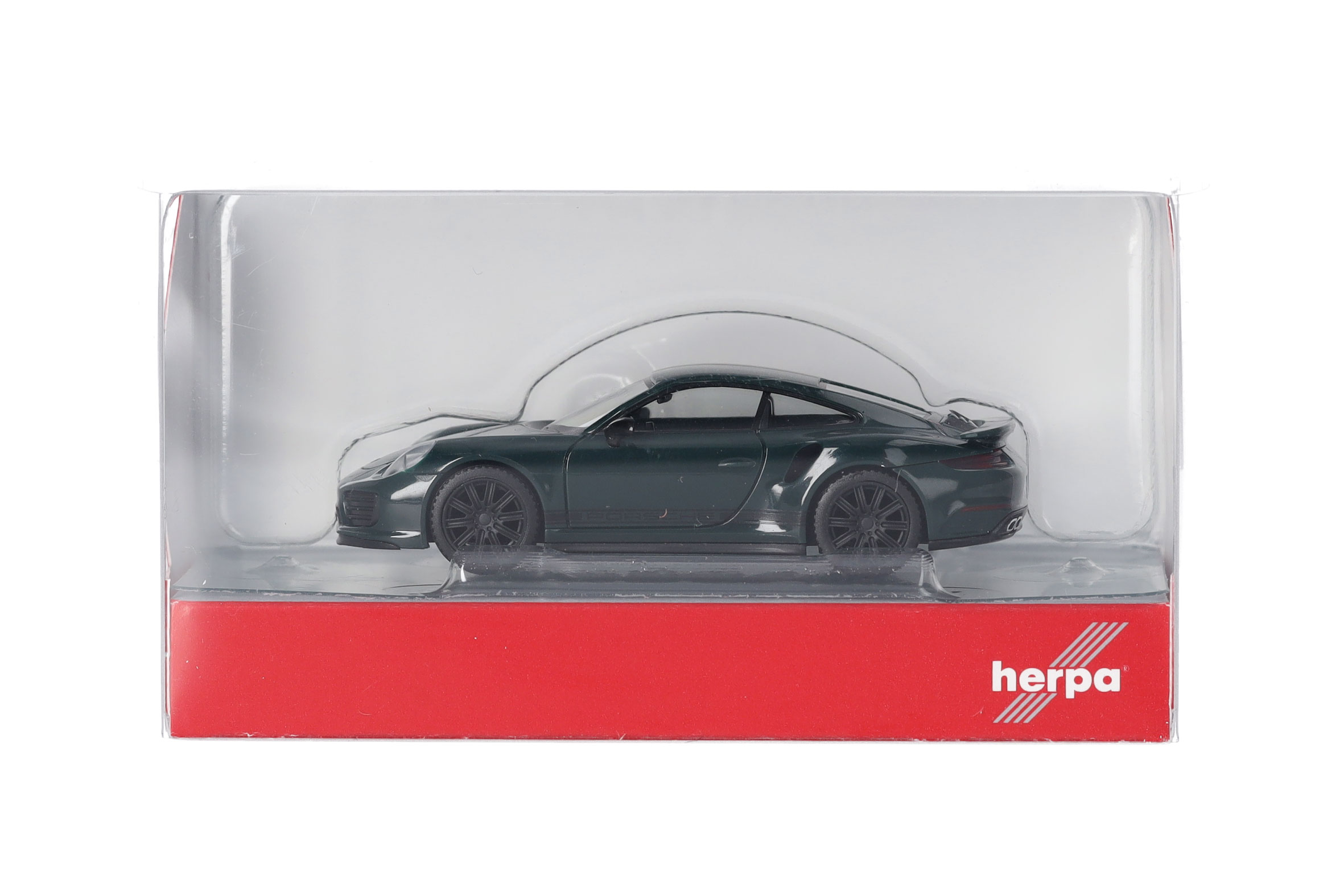 Herpa 420358 | Porsche 911 (991) Turbo | verde british racing gree | 1:87