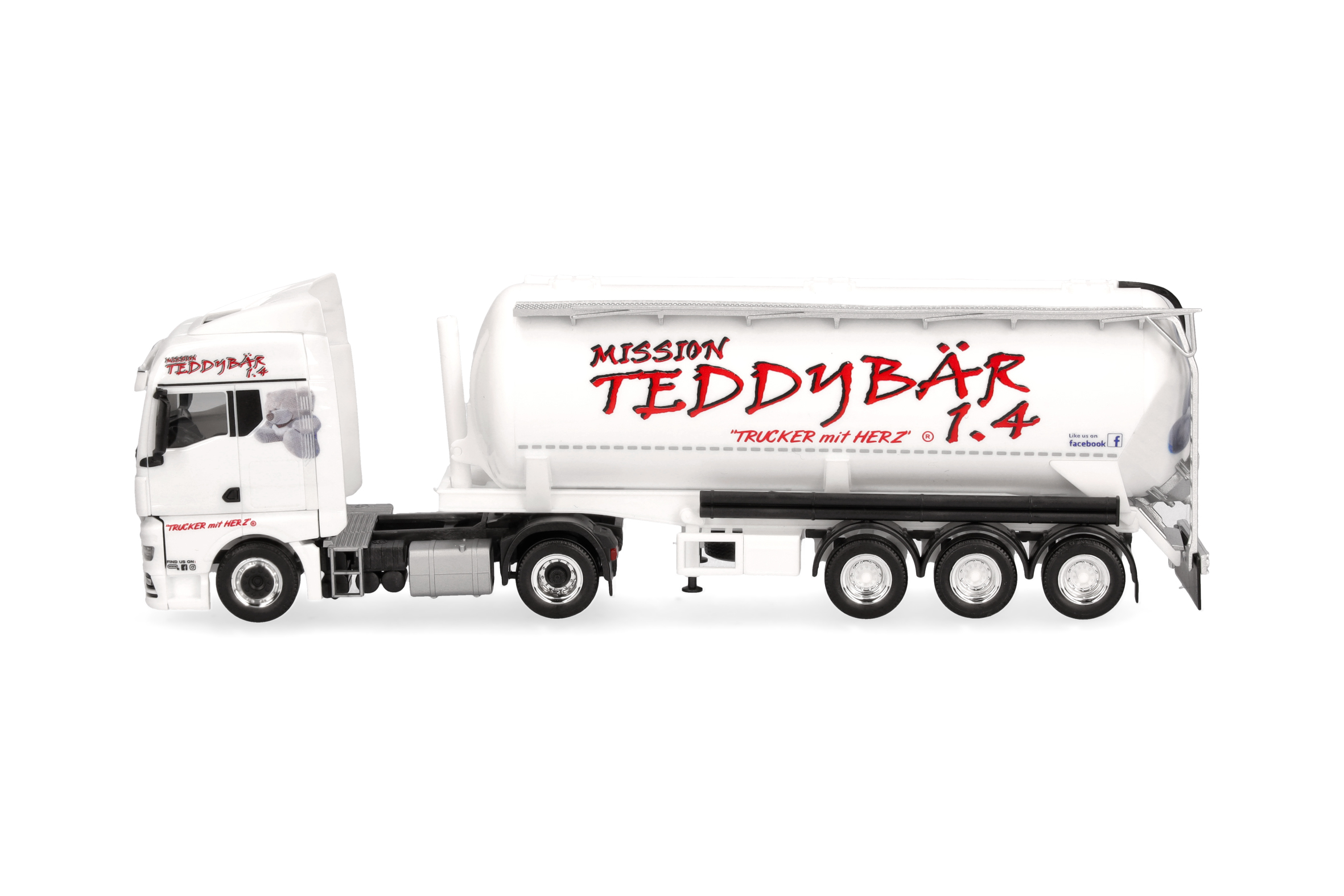 Herpa 318754 | MAN TGX GM Silo-Sattelzug | Silo Melmer / Teddybär 1.4 | 1:87