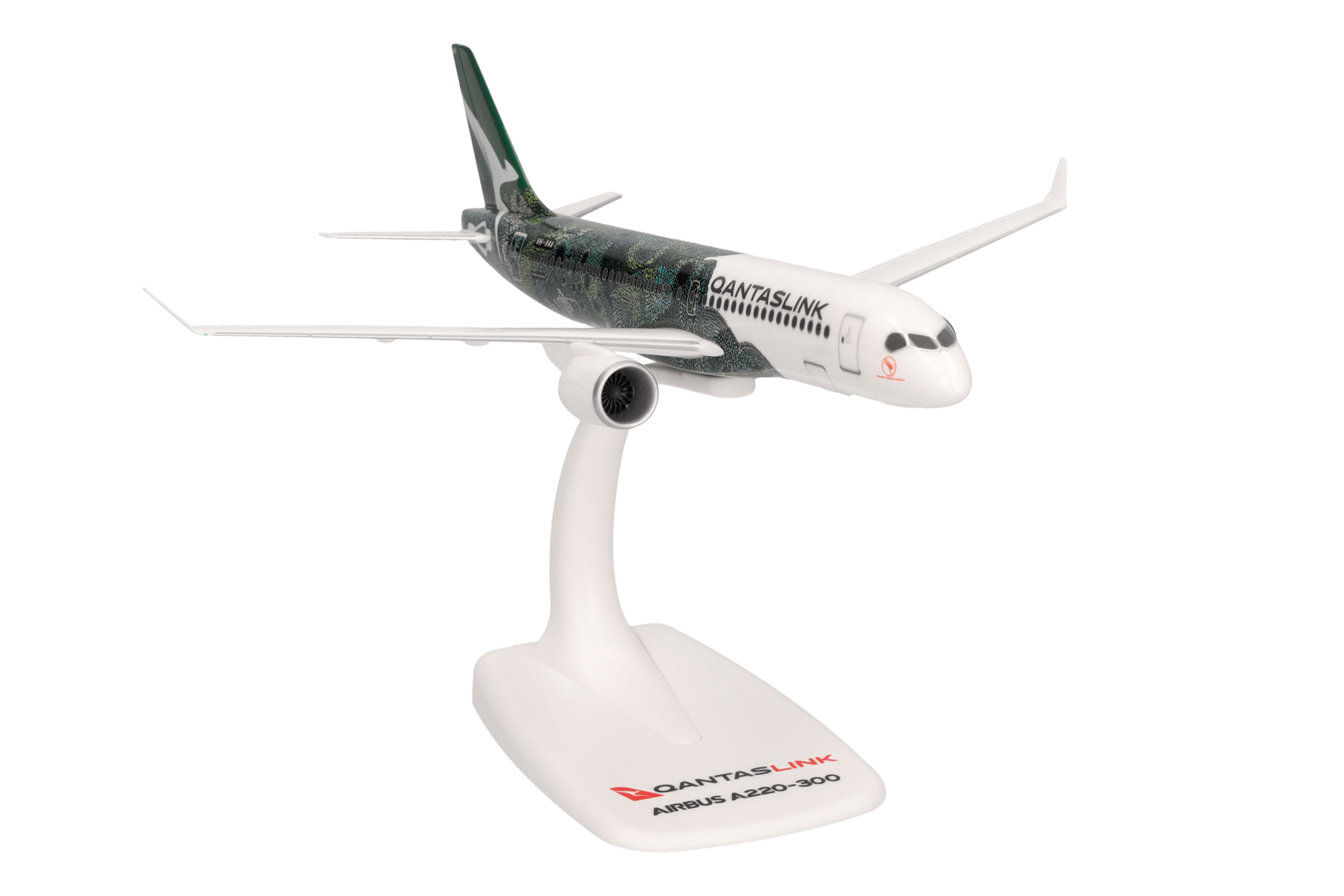 Herpa Wings SF 614399 | QantasLink | Airbus A220-300 - Flying Art Series / Minyma Kutjara Tjukurpa – VH-X4A | 1:200