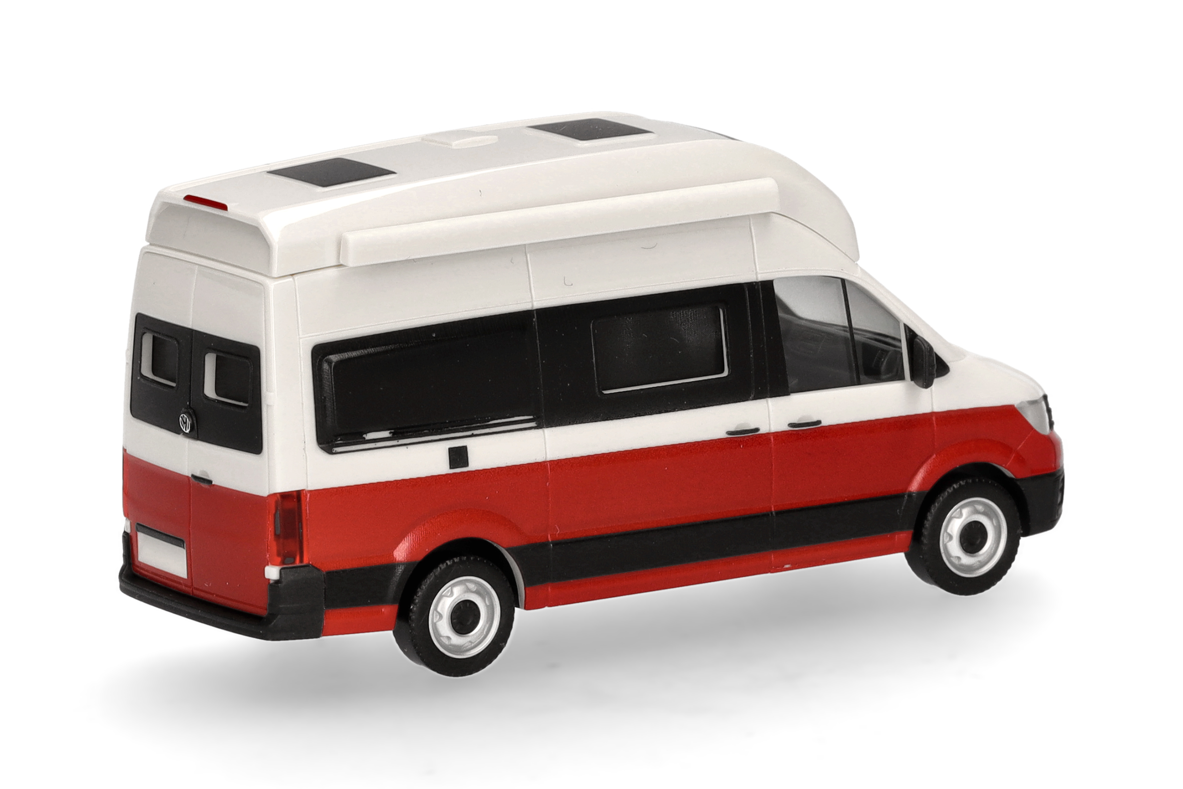 Herpa  096294-003 | Volkswagen (VW) Crafter Grand California | candywhite/kirschrot | 1:87