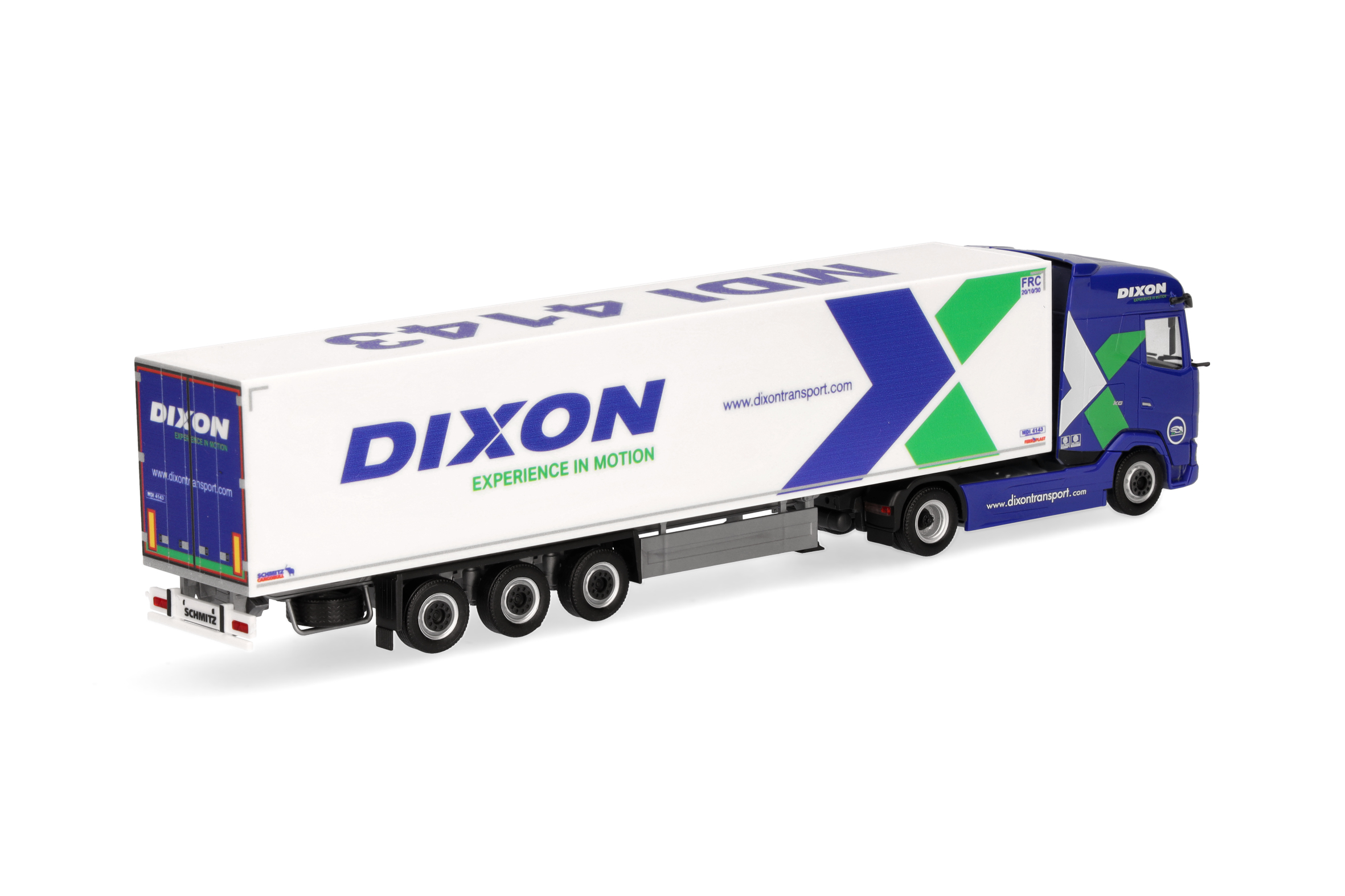 Herpa 319539 |  DAF XG Kühlkoffer-Sattelzug | Dixon | 1:87