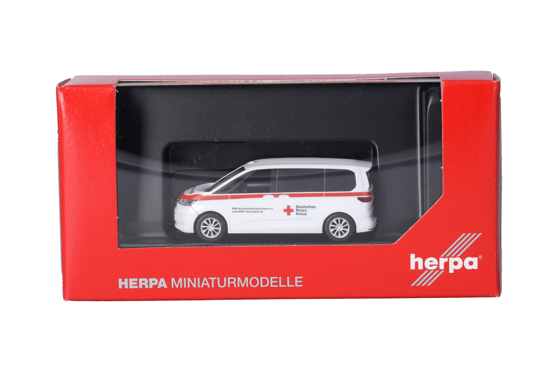Herpa 098359 | Volkswagen (VW) Multivan | DRK Düsseldorf  | 1:87