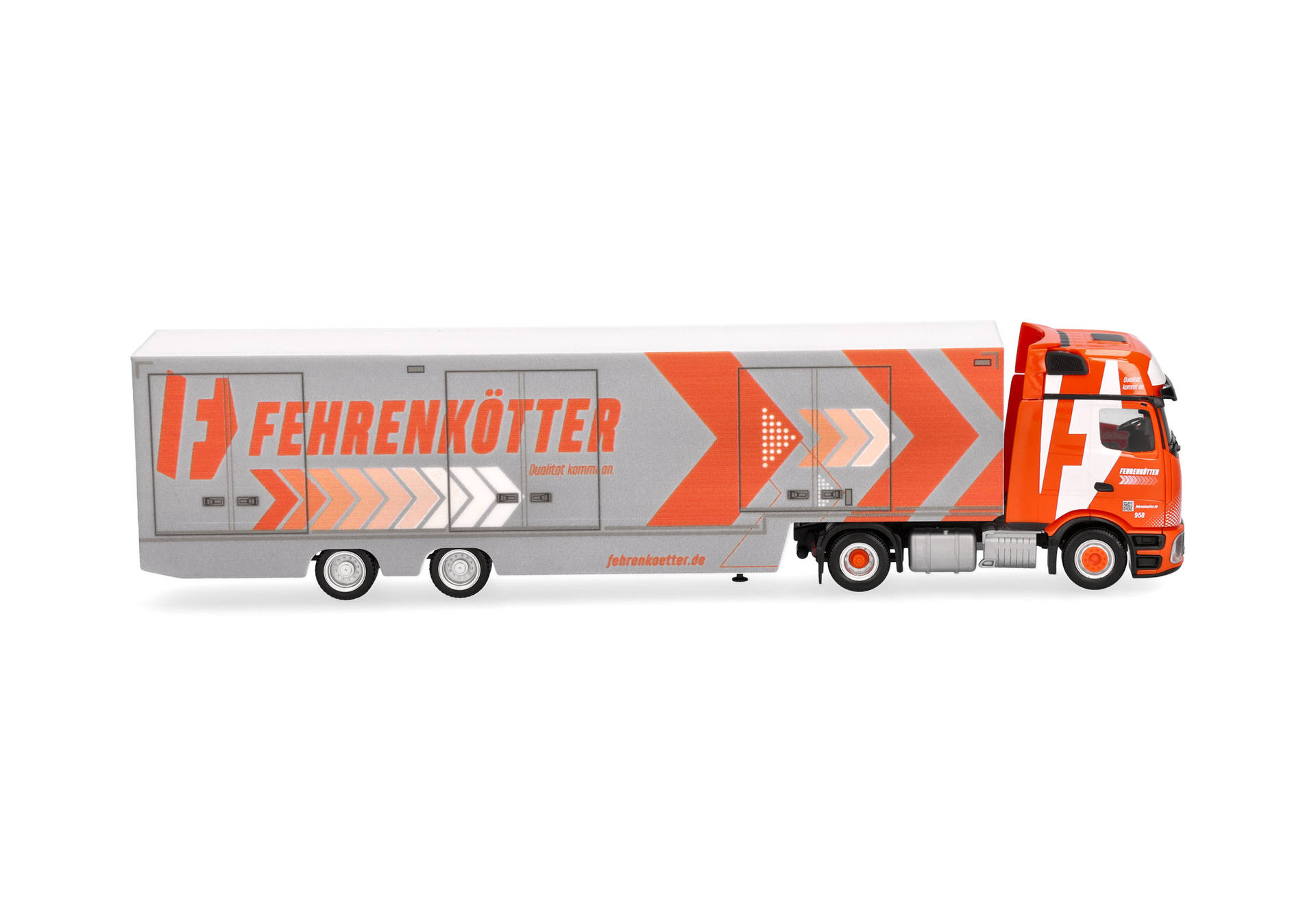 Herpa 321440 | MB Actros L ProCabin Gigaspace | Koffer-Sattelzug | Fehrenkötter | 1:87