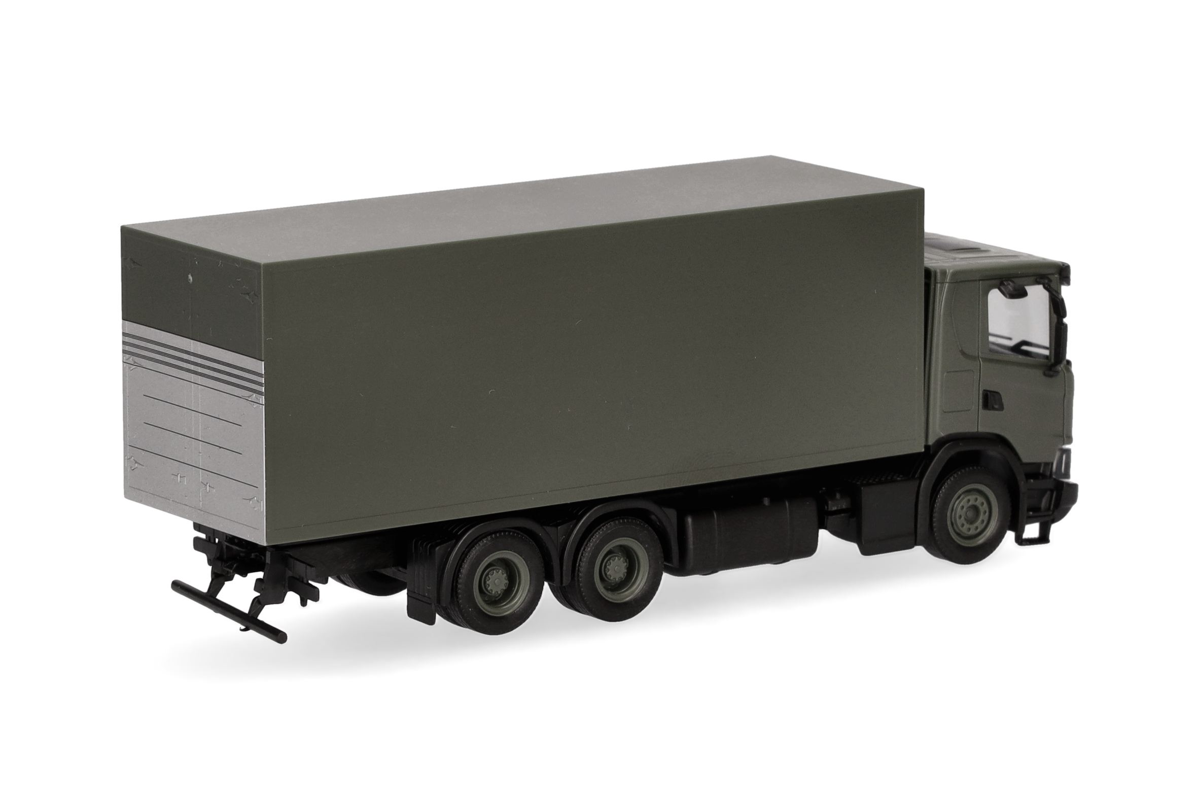 Herpa 747226 | Scania XT17 Koffer-LKW 3achs | Schwedische Armee | 1:87