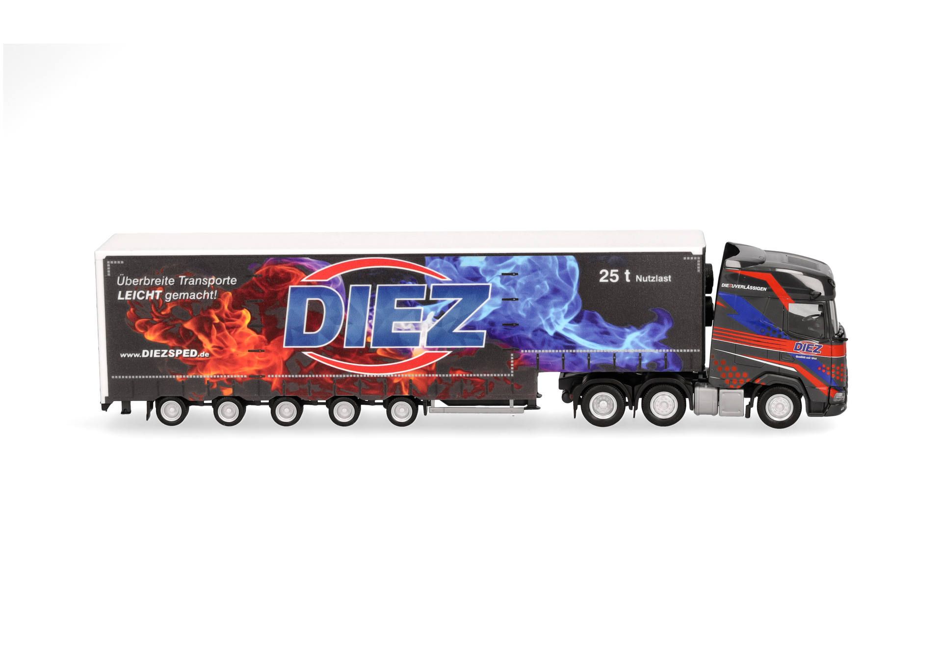 Herpa 319263 | DAF XG Volumengardinenplanen-Sattelzug | Diez | 1:87