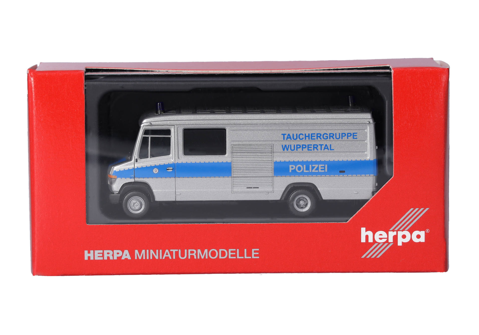 Herpa 098823 | MB Vario Kasten | Polizei Tauchergruppe Wuppertal | 1:87