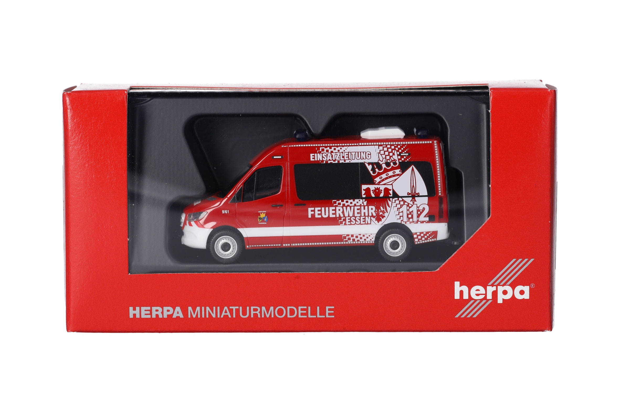 Herpa 098243 | Mercedes-Benz Sprinter '18 Bus Hochdach | Feuerwehr Essen | 1:87