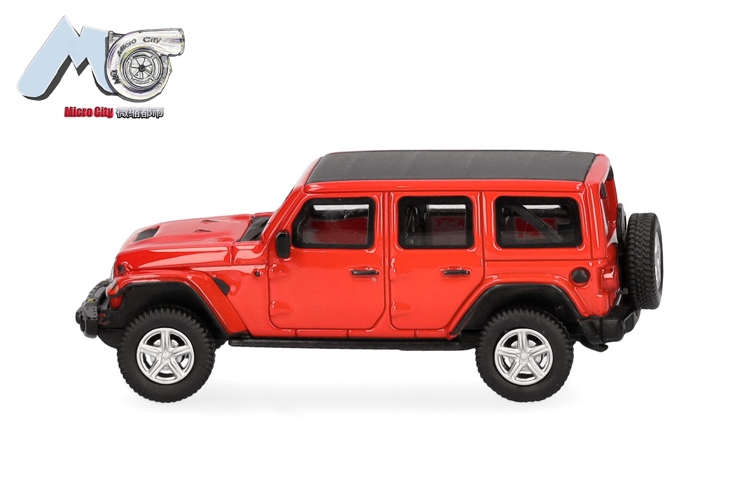 Herpa MicroCity 87MC000011 | Jeep Wrangler (ab 2017) | rot | 1:87