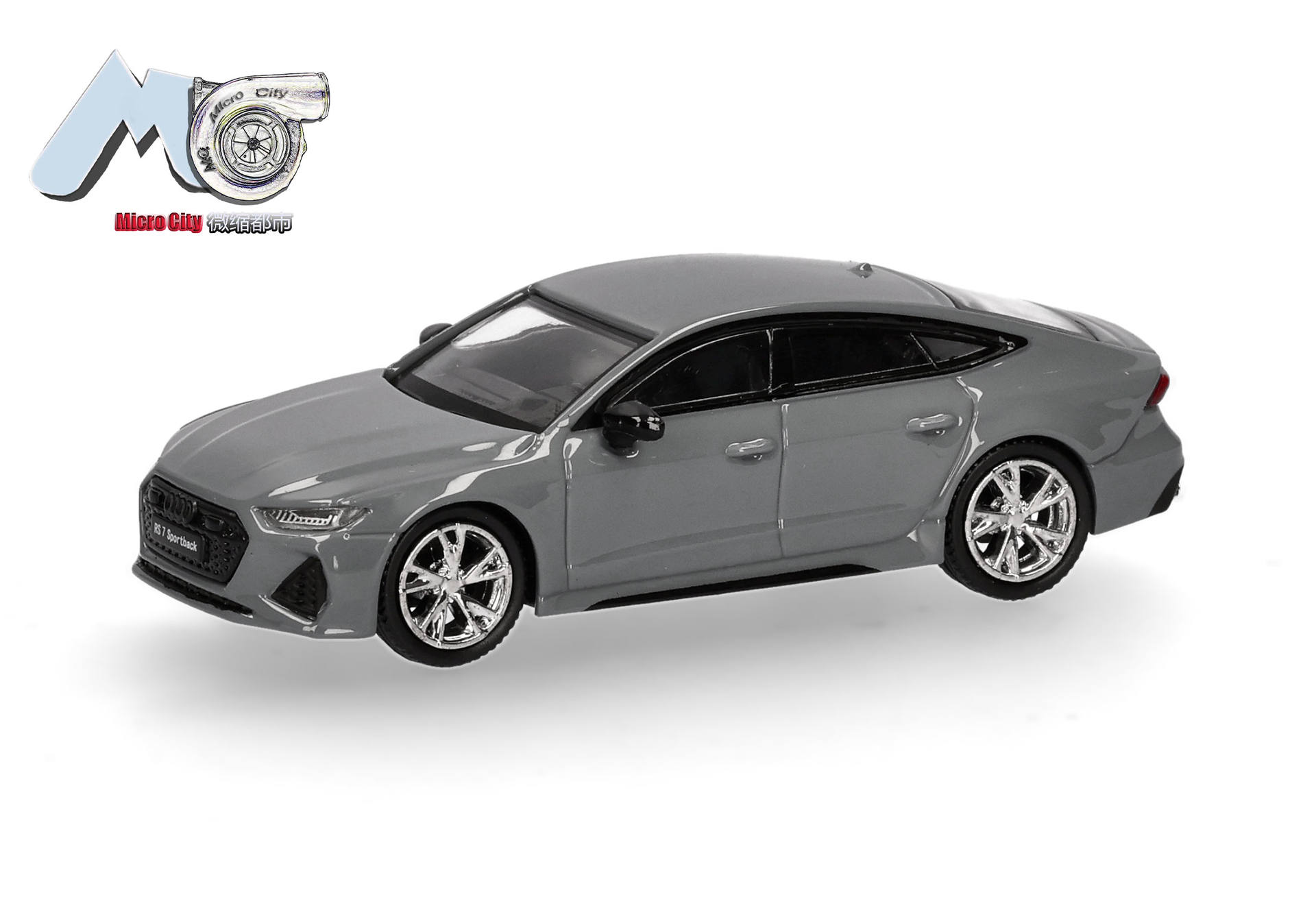 Herpa MicroCity 87MC000086 | Audi RS7 | grau | 1:87