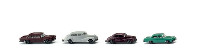 Wiking 091405 | Vier klassische Personenwagen | Spur N | 1:160