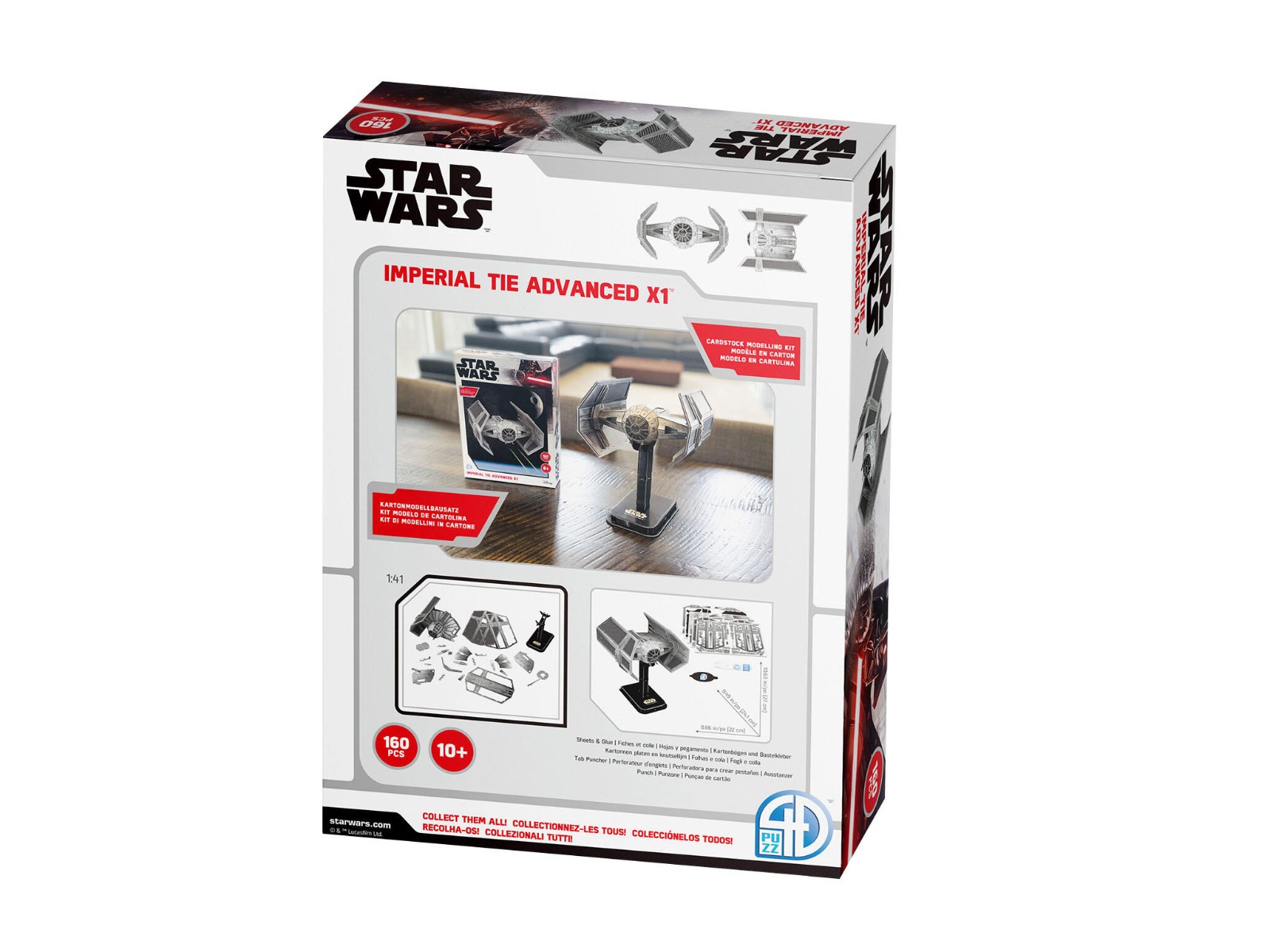 Revell 4D Puzzle 00318 | Star Wars Imperial TIE Advanced X1 | 1:41