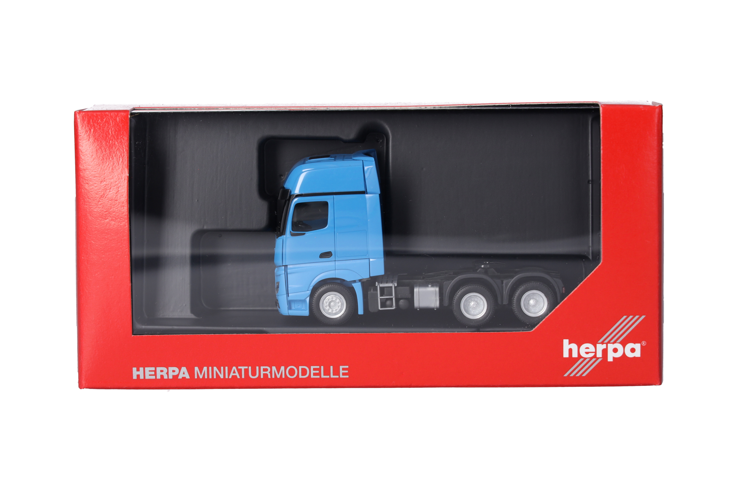 Herpa 317917-002 | Mercedes-Benz Actros L Gigaspace 3achs (6x4) | lichtblau | 1:87