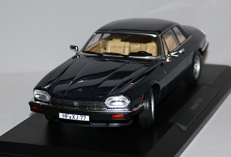 Norev 182622 | Jaguar XJ-S Coupé | 1988 | blau metallic | 1:18