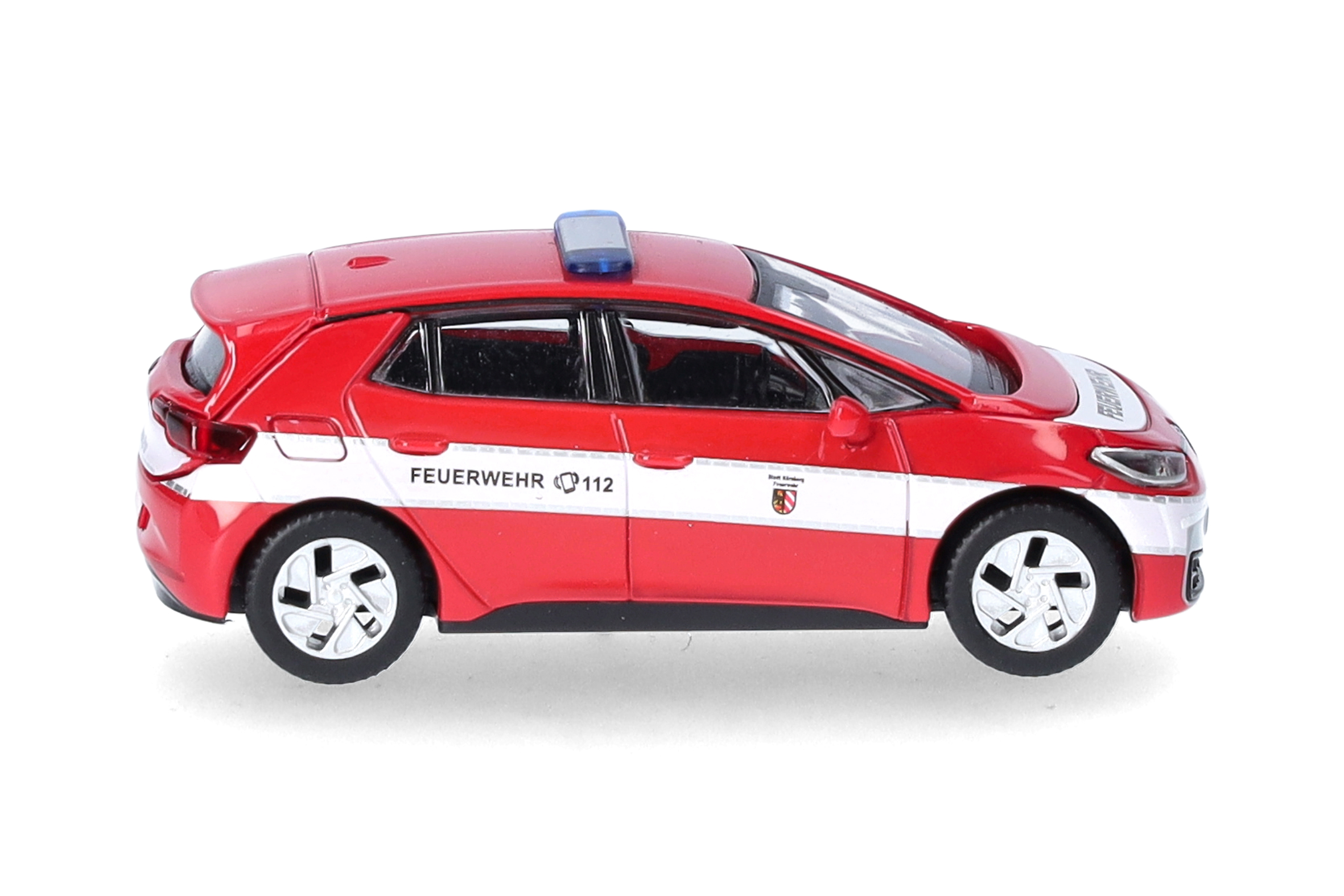 Herpa 093989 | Volkswagen (VW) ID. 3  | Feuerwehr Nürnberg | 1:87