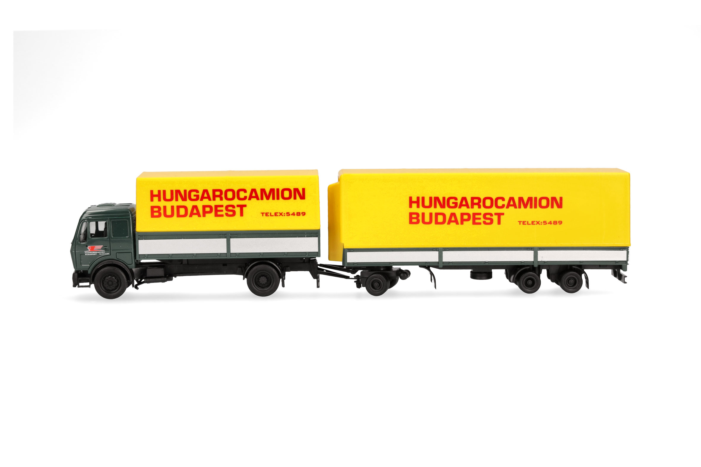 Herpa 318327 | MB NG Transmaximal-Hängerzug | Hungarocamion | 1:87