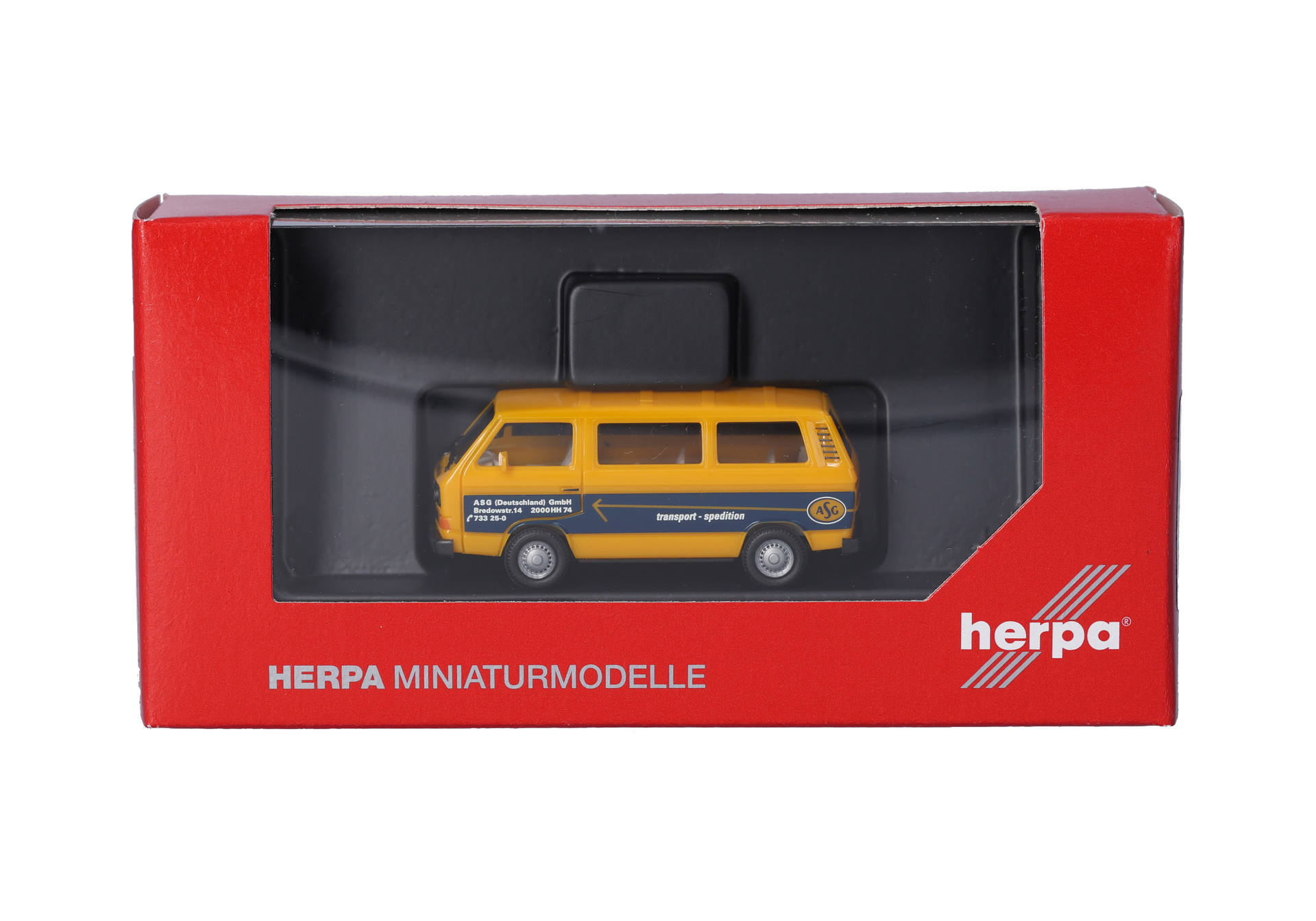 Herpa 099219 | VW T3 Bus | ASG Hamburg | 1:87