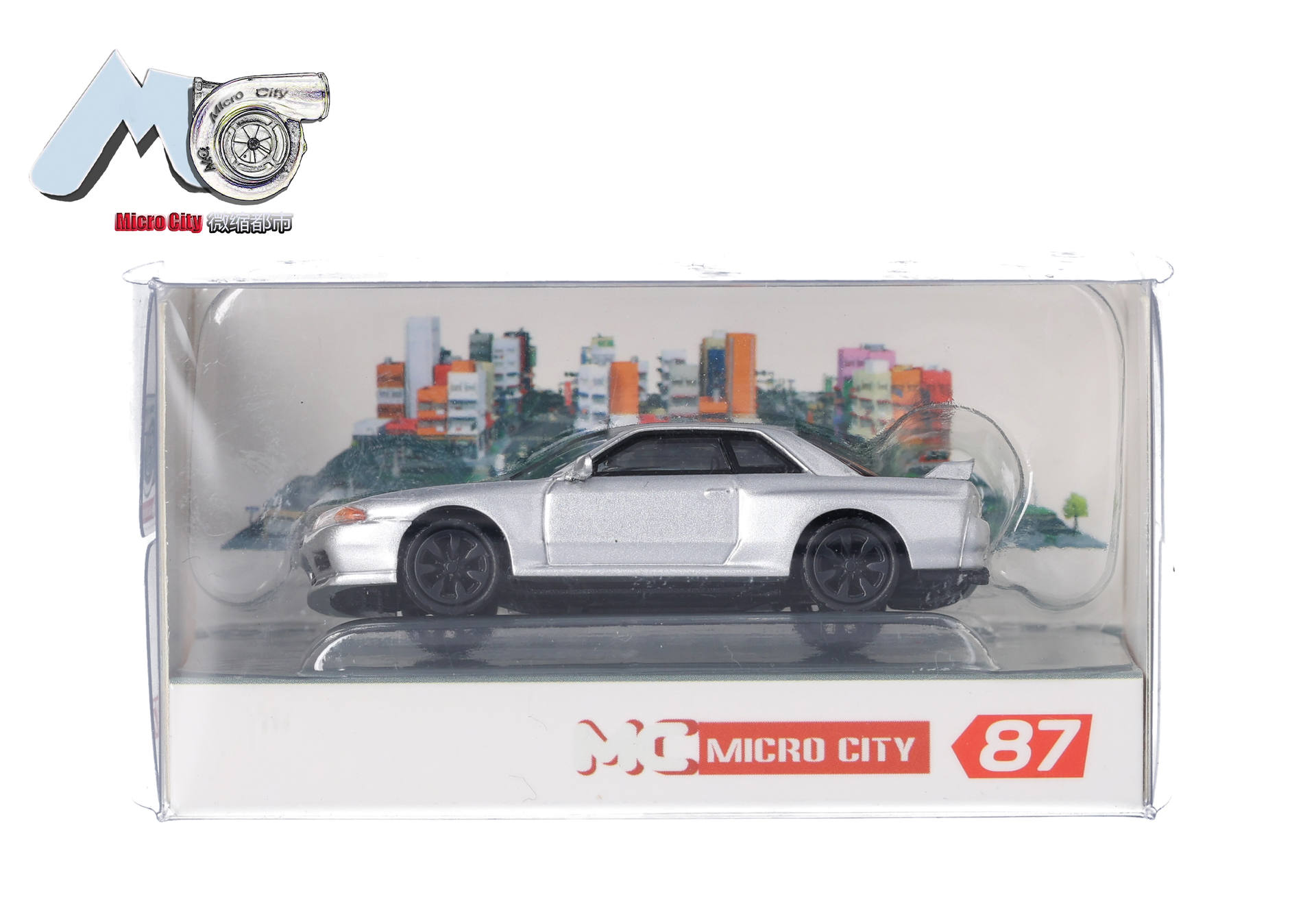 Herpa MicroCity 87MC000092 | Nissan Skyline GTR32 | silber | 1:87