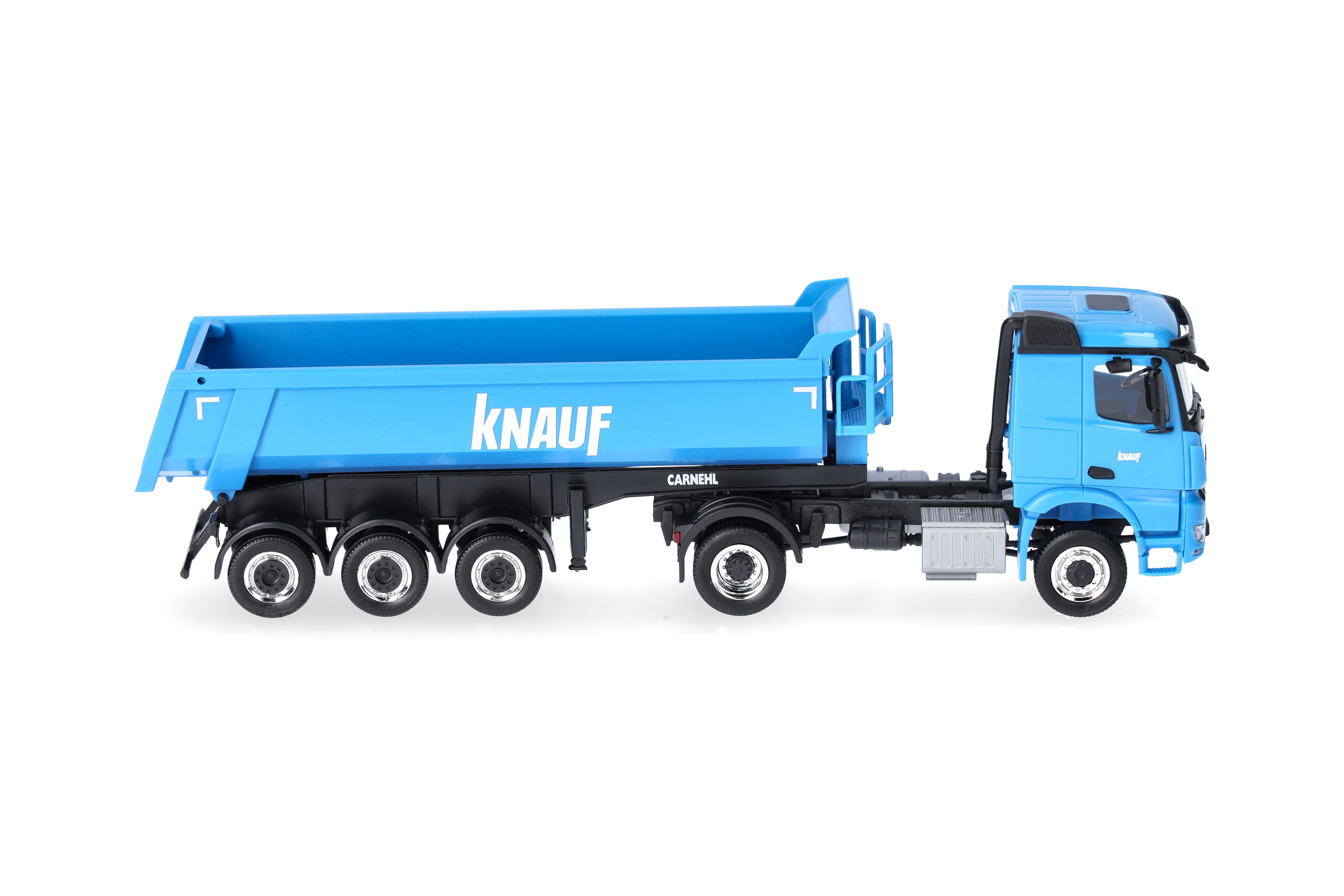 Herpa 319096  | MB Arocs Classicspace Carnehl Rundmulden-Sattelzug | Knauf | 1:87