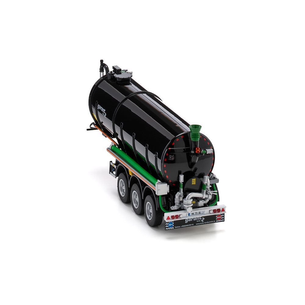 Wiking 077654 | Kotte Tanksattelauflieger garant TSA 30.000 | schwarz |1:32