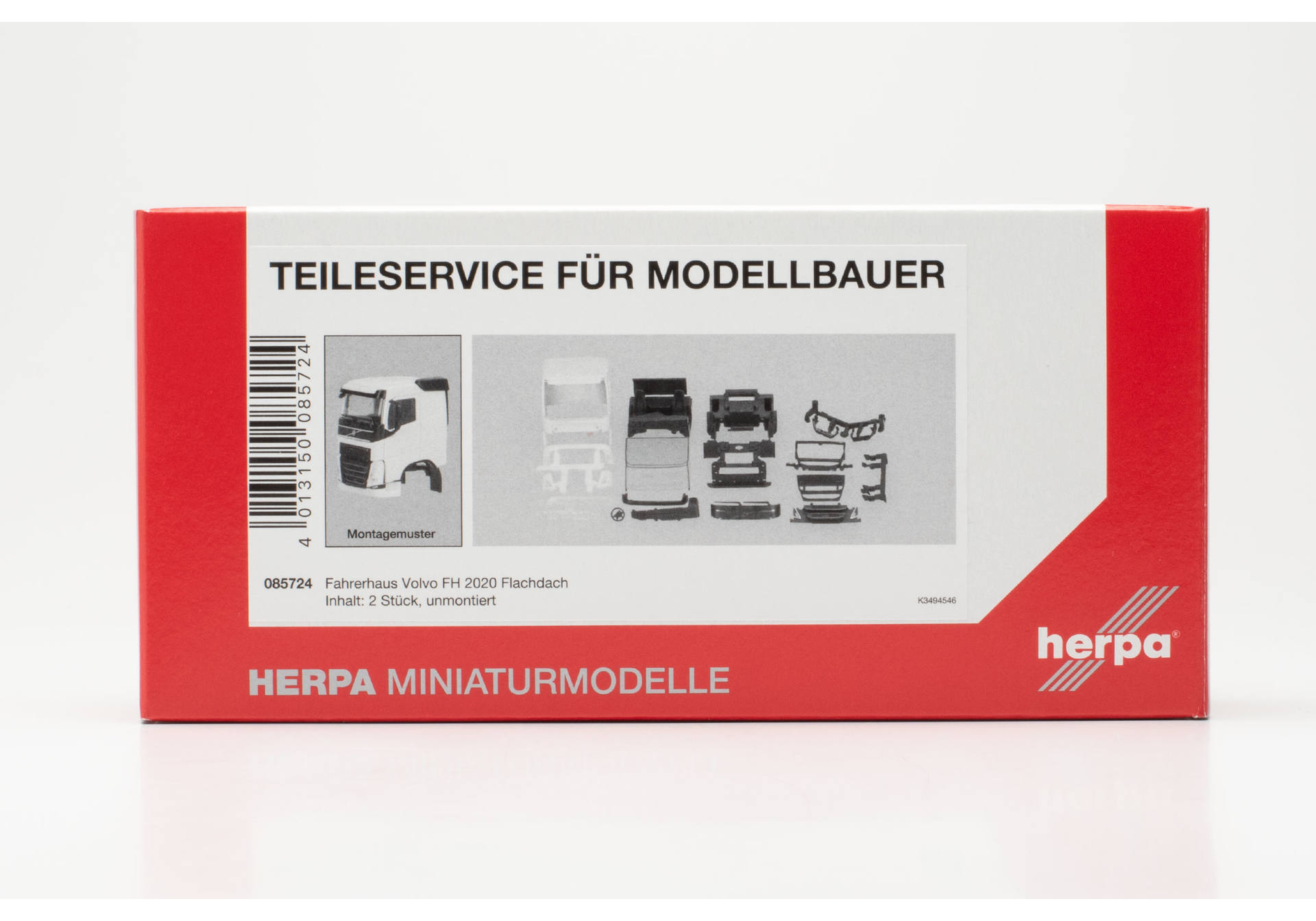 Herpa Teileservice 085724 | Volvo FH 2020 Flachdach | 1:87