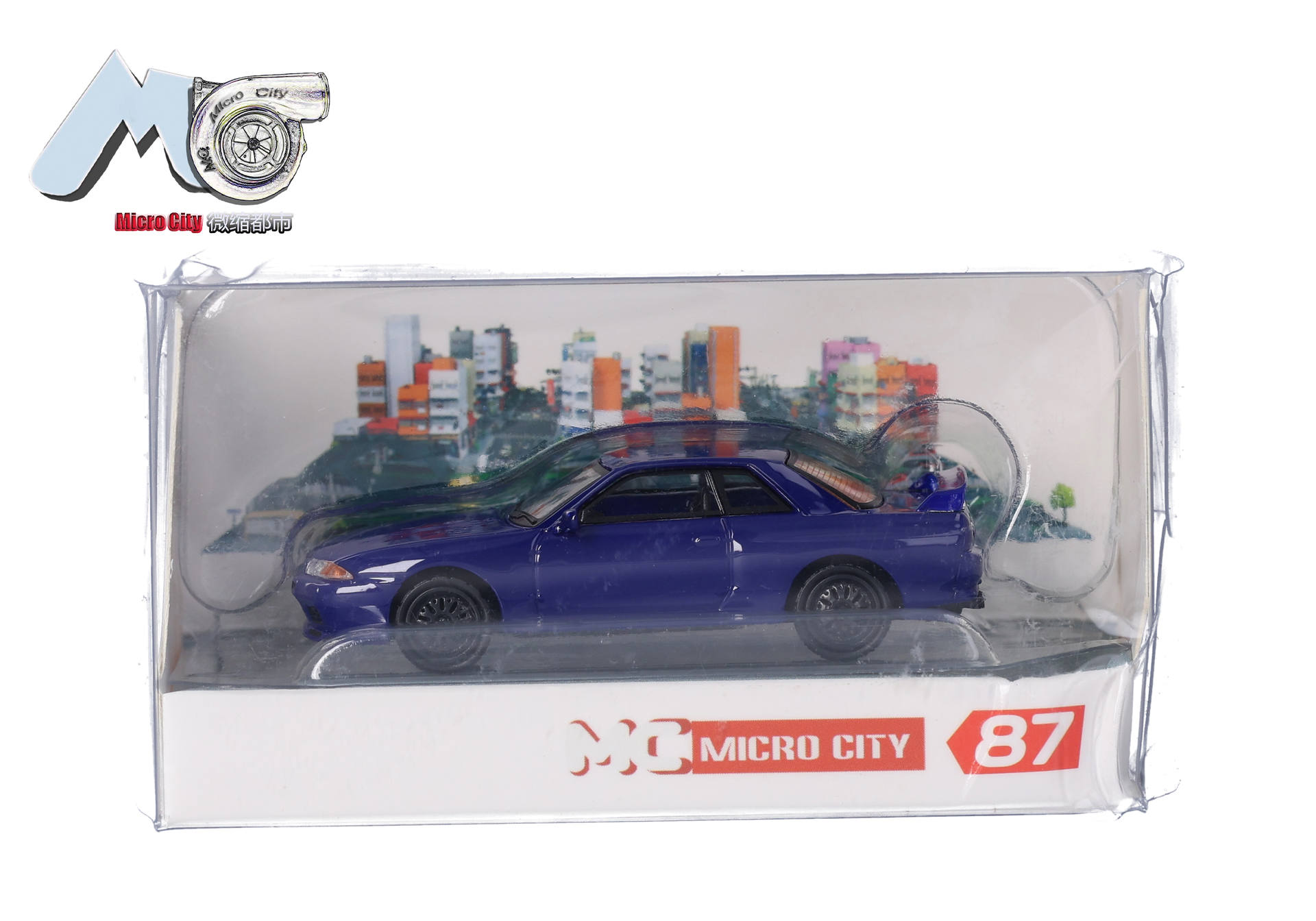 Herpa MicroCity 87MC000101 | Nissan Skyline GTR32 | blau | 1:87