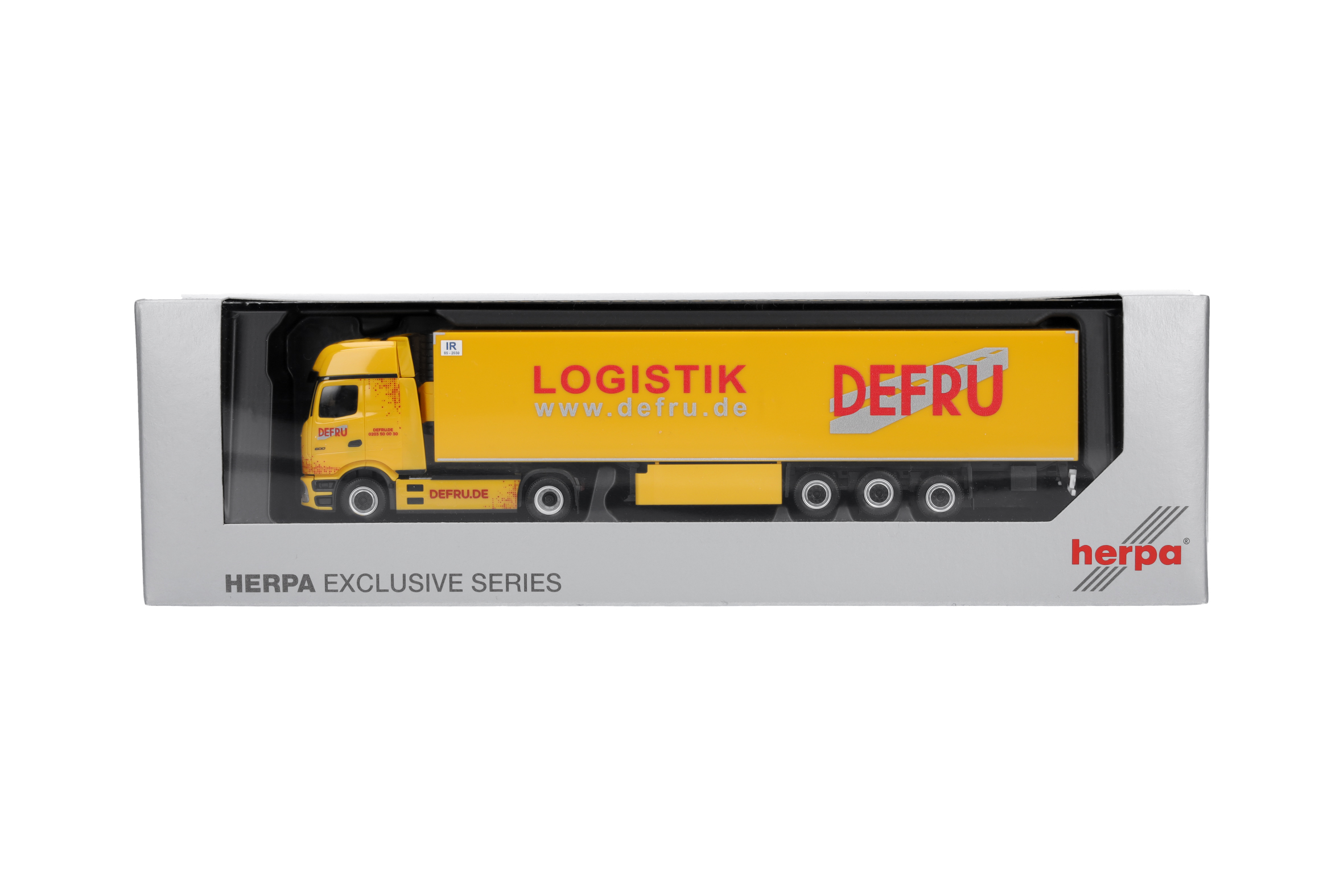 Herpa 961868 | MB eActros 600 ProCabin Gigaspac e|  Kühlkoffer-Sattelzug  | DEFRU | 1:87