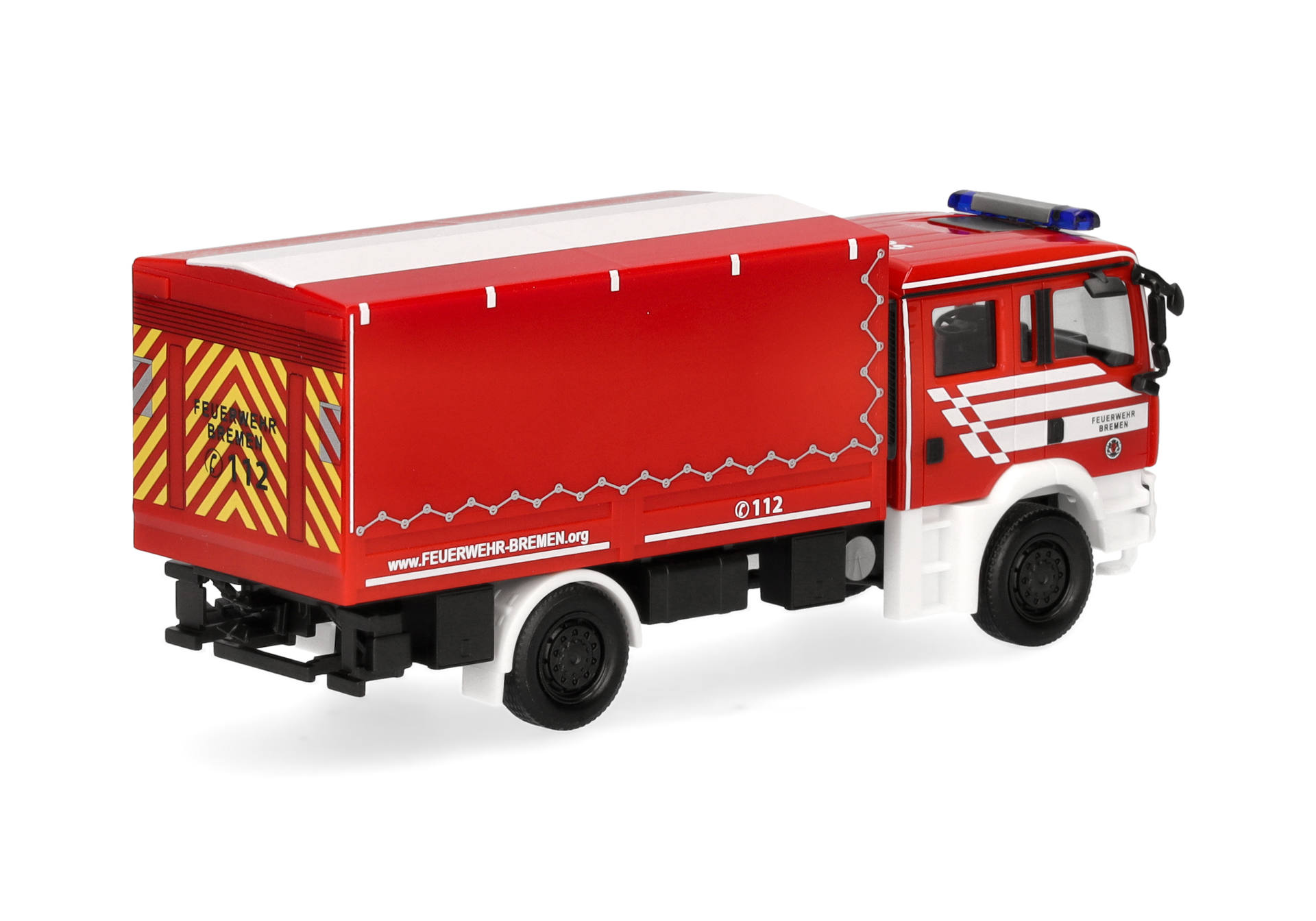 Herpa 098847 | MAN TGA M Mehrzweckgerätewagen (MzGW) Dekon | Feuerwehr Bremen | 1:87