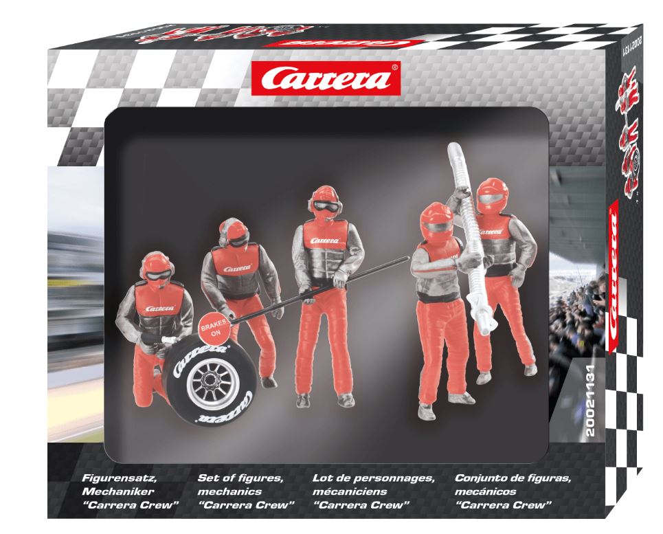 21131 Carrera | Figurensatz Mechaniker | Carrera Crew rot