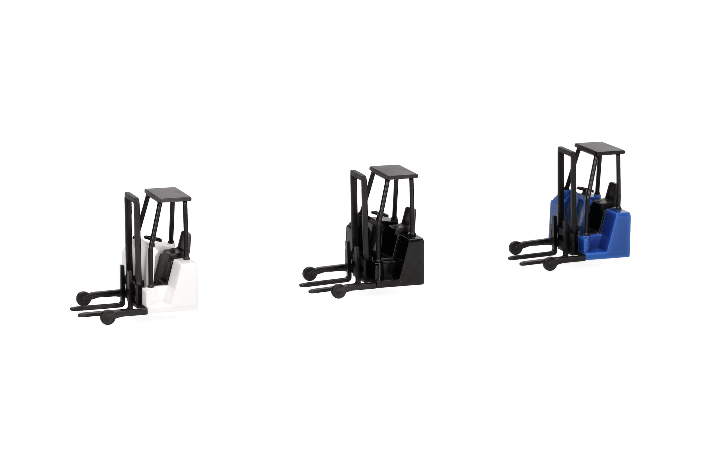 Herpa Zubehör 053860-002 | Mitnahmestapler in weiß, blau und schwarz | 1:87