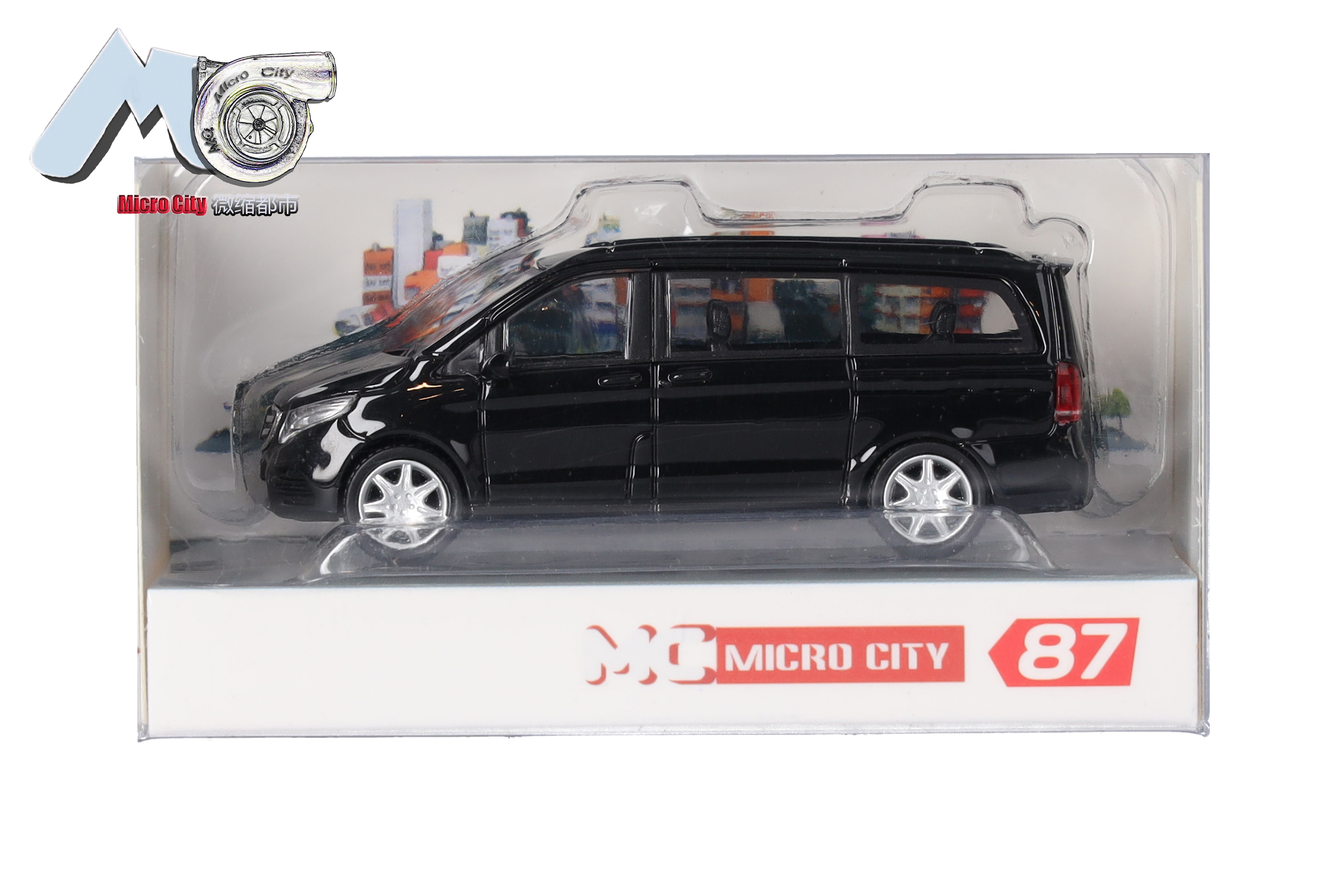 Herpa MicroCity 87MC000075 | Mercedes-Benz V-Klasse | schwarz | 1:87