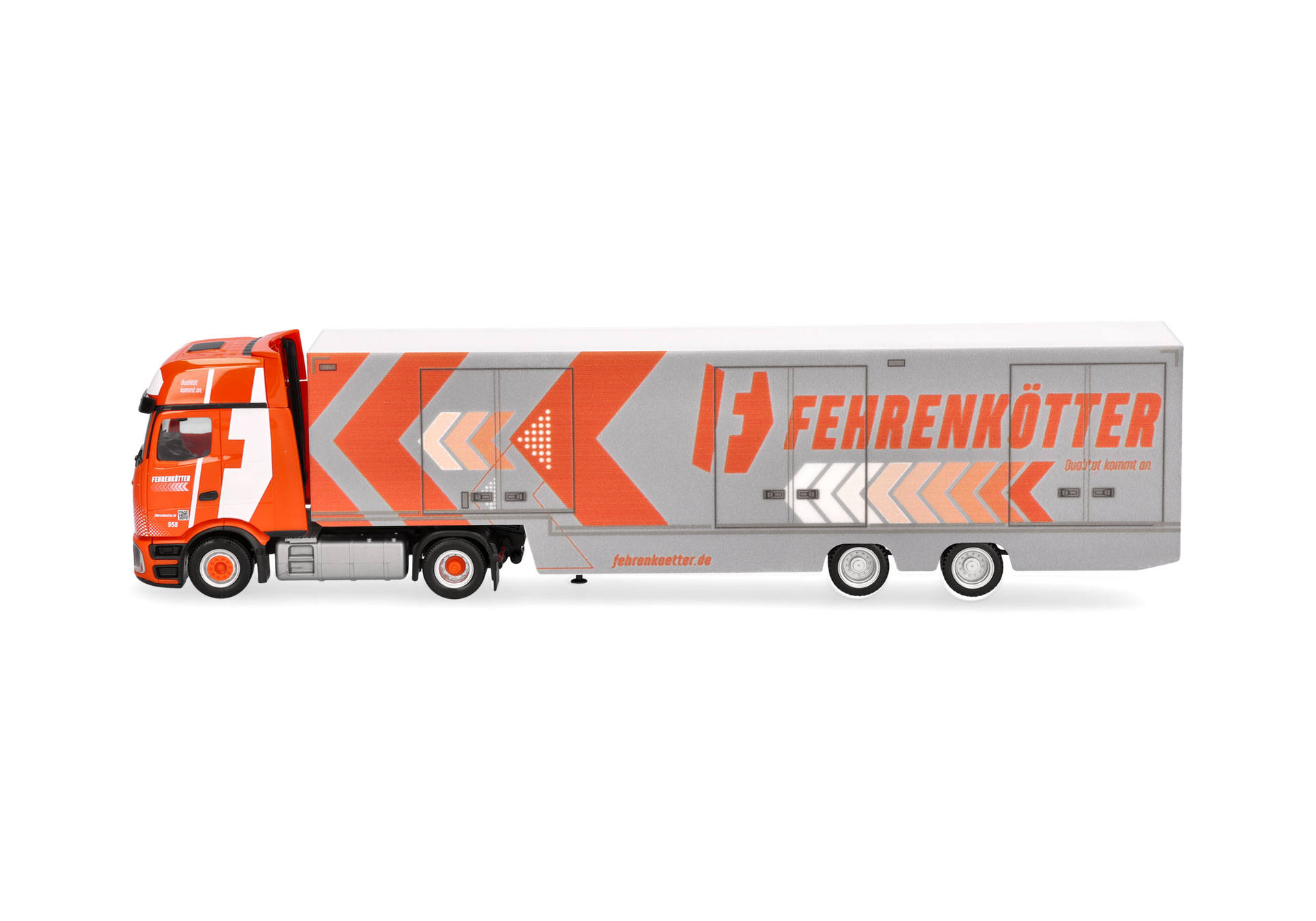 Herpa 321440 | MB Actros L ProCabin Gigaspace | Koffer-Sattelzug | Fehrenkötter | 1:87