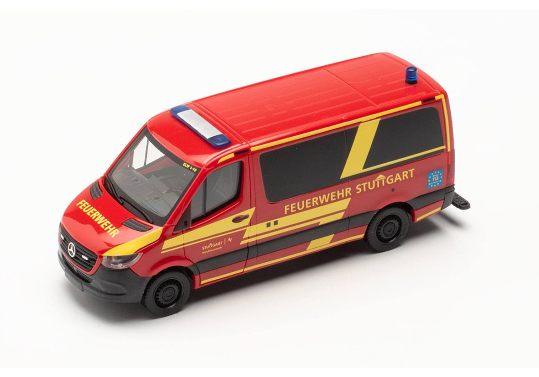 Herpa 097345 | Mercedes-Benz Sprinter '18 Bus Flachdach | Branddirektion Stuttgart | 1:87