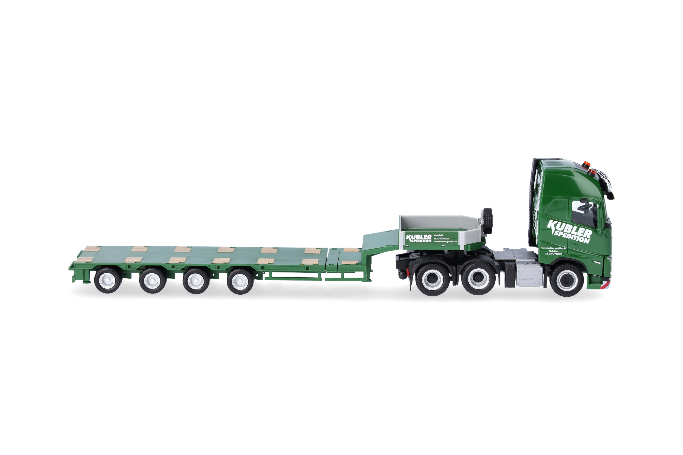 Herpa 319492 | Volvo FH GL XL 2020 Semitieflade-Sattelzug | Kübler | 1:87