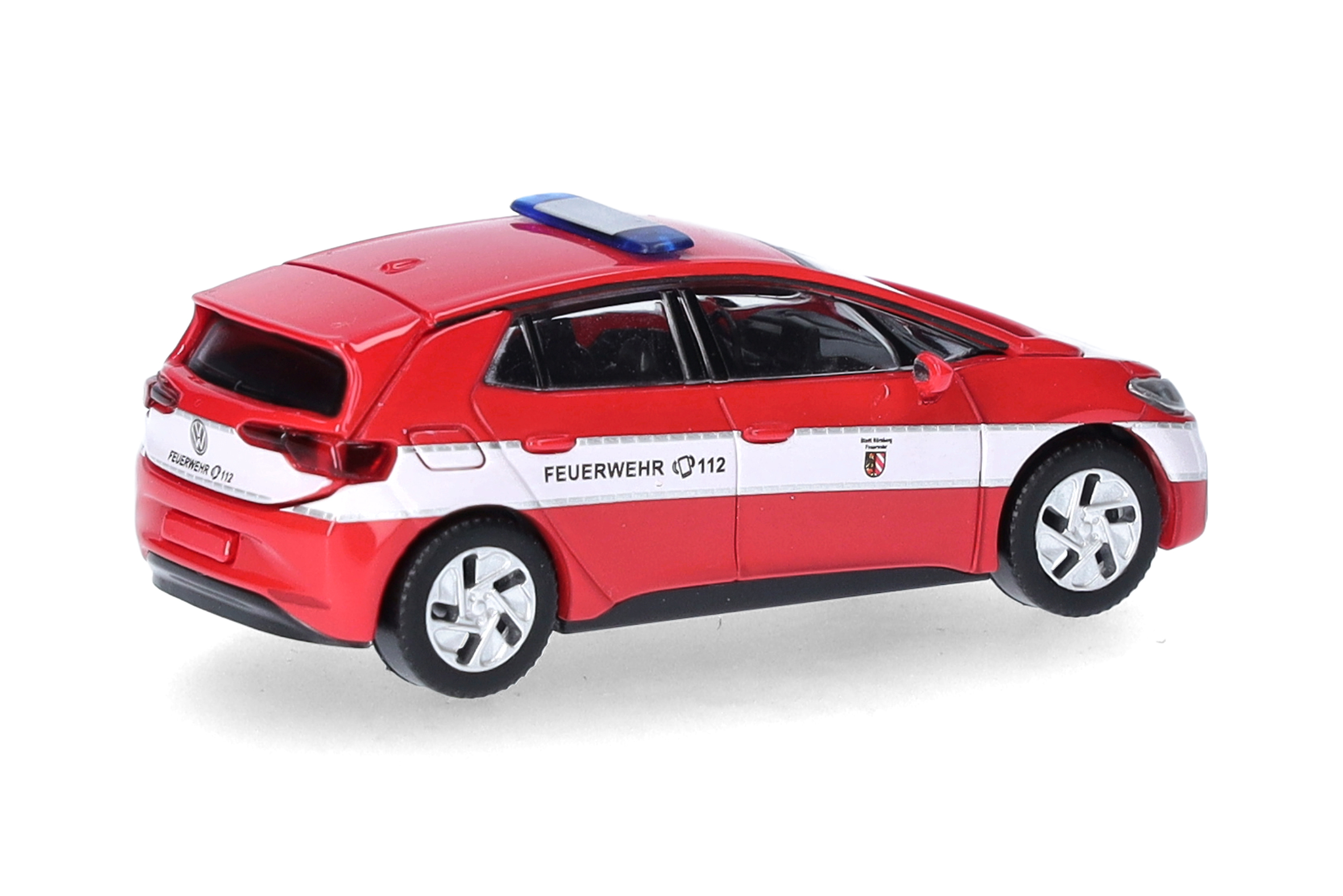 Herpa 093989 | Volkswagen (VW) ID. 3  | Feuerwehr Nürnberg | 1:87