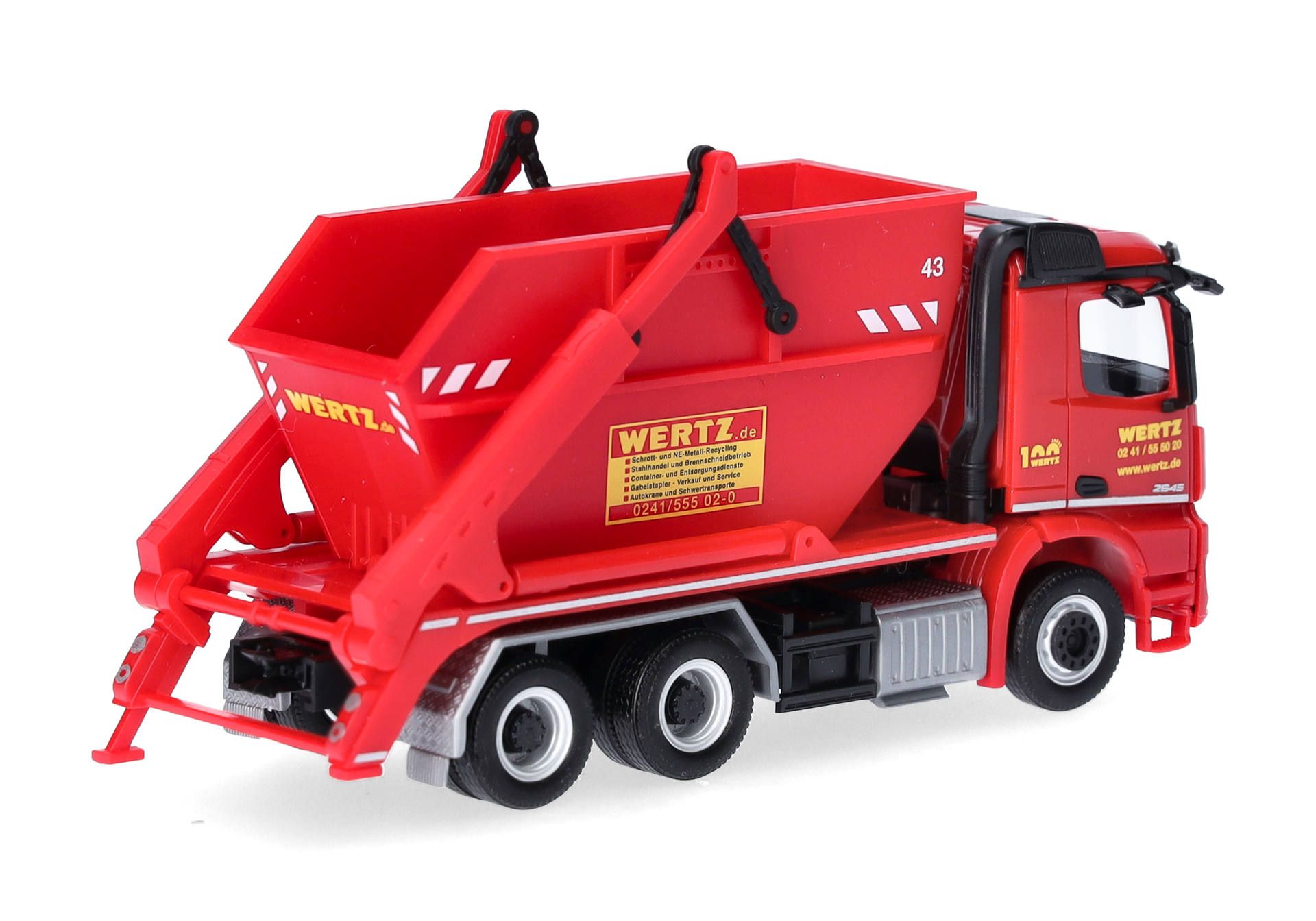 Herpa 317856 | Mercedes-Benz Arocs M Absetzkipper AK16 | Wertz | 1:87