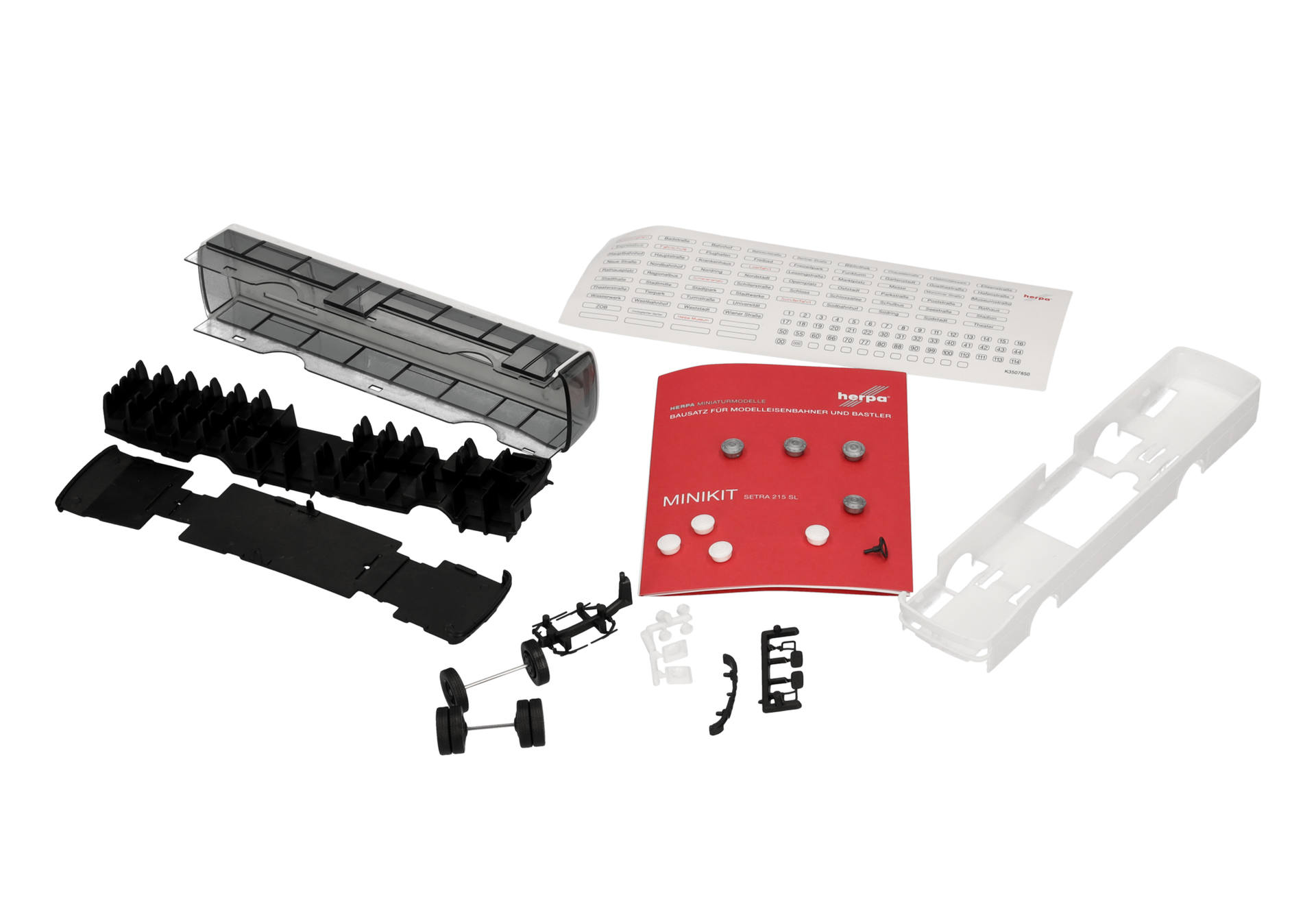 Herpa MiniKit 014304 | Setra 215 SL  weiß | 1:87