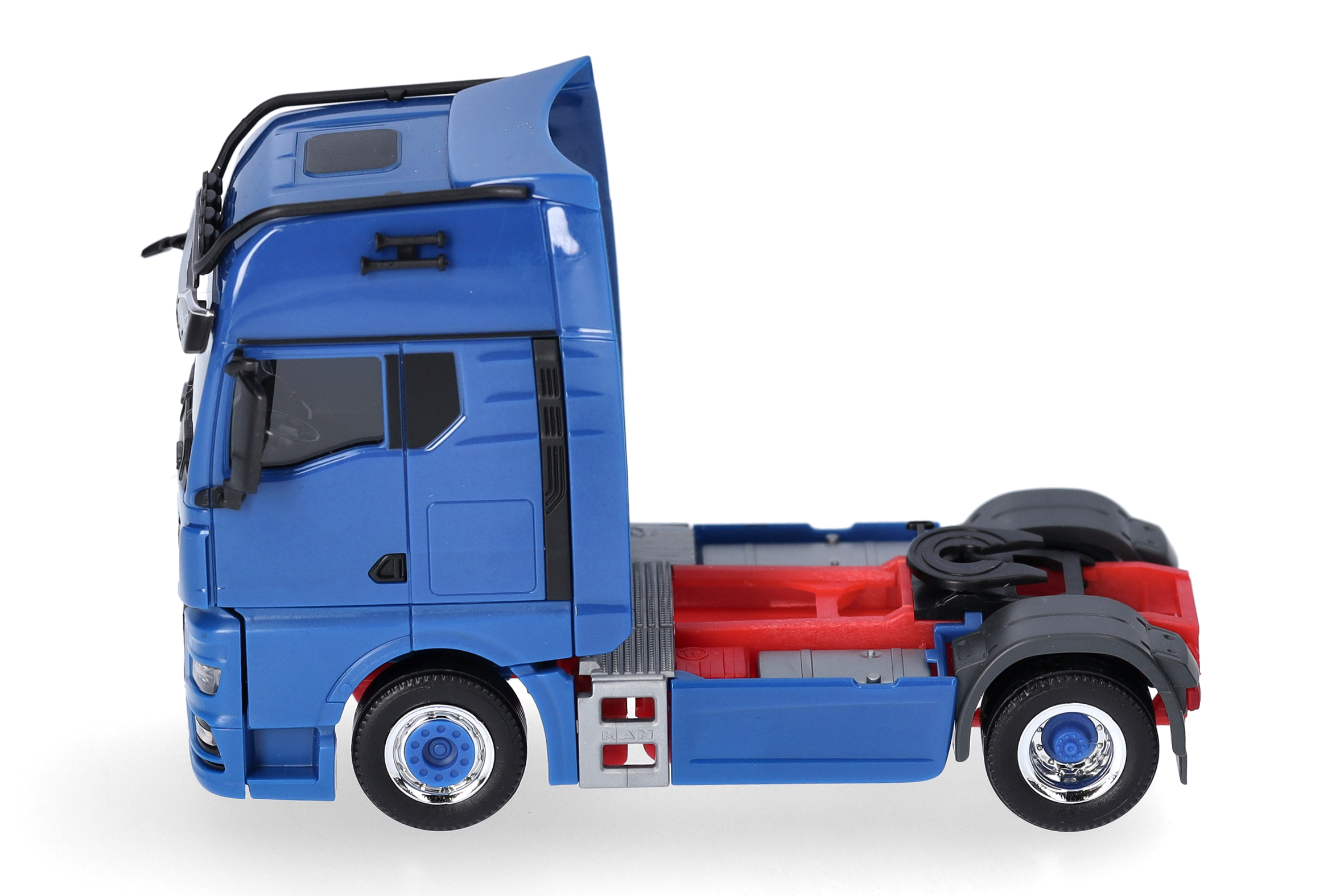 Herpa 313711-003 | MAN TGX GX Solozugmaschine 2achs, blau | 1:87
