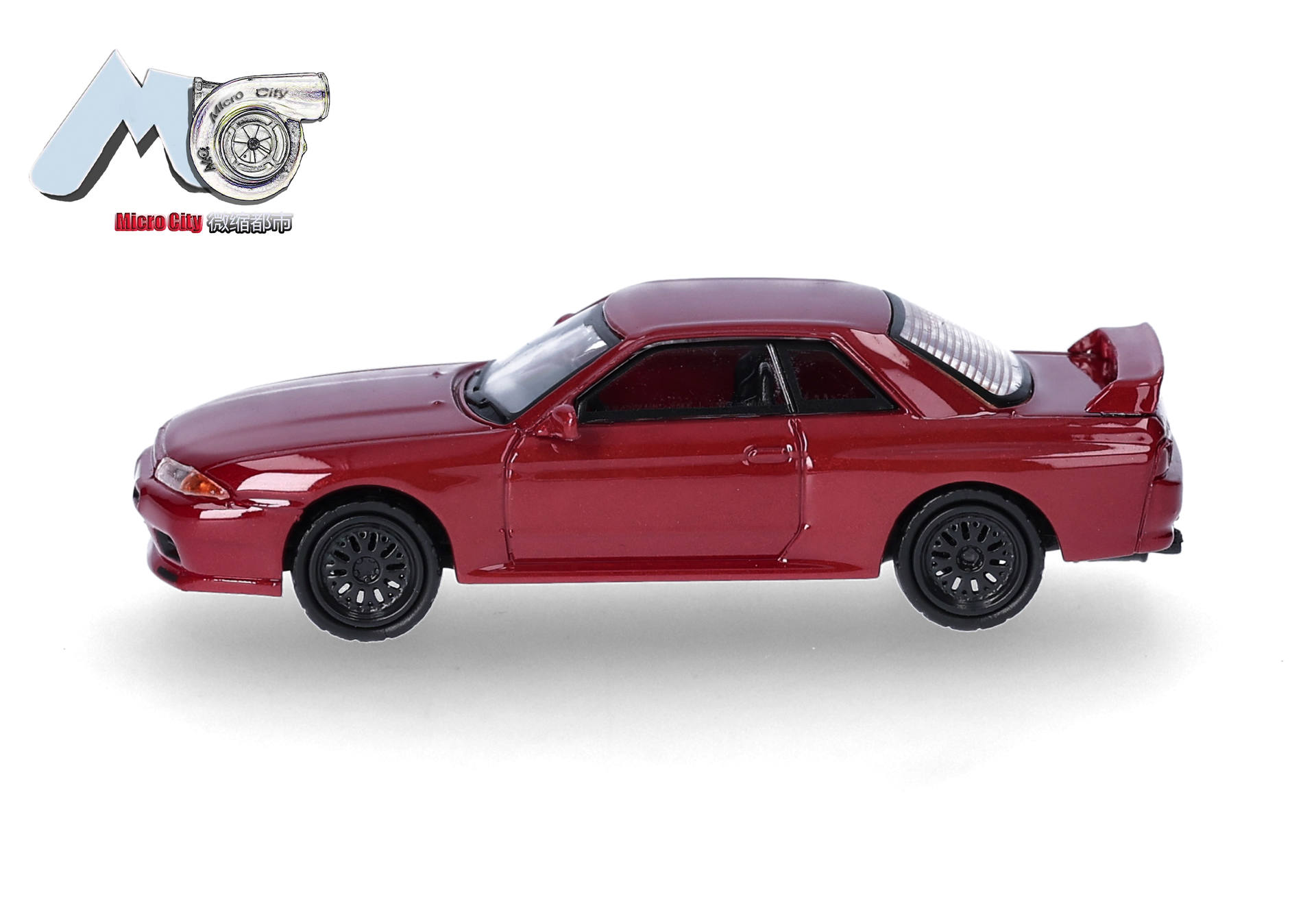 Herpa MicroCity 87MC000093 | Nissan Skyline GTR32 | weinrot | 1:87