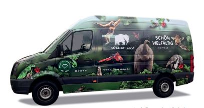 Herpa 950794 - VW Crafter Kasten HD "ZOO Köln". 1:87