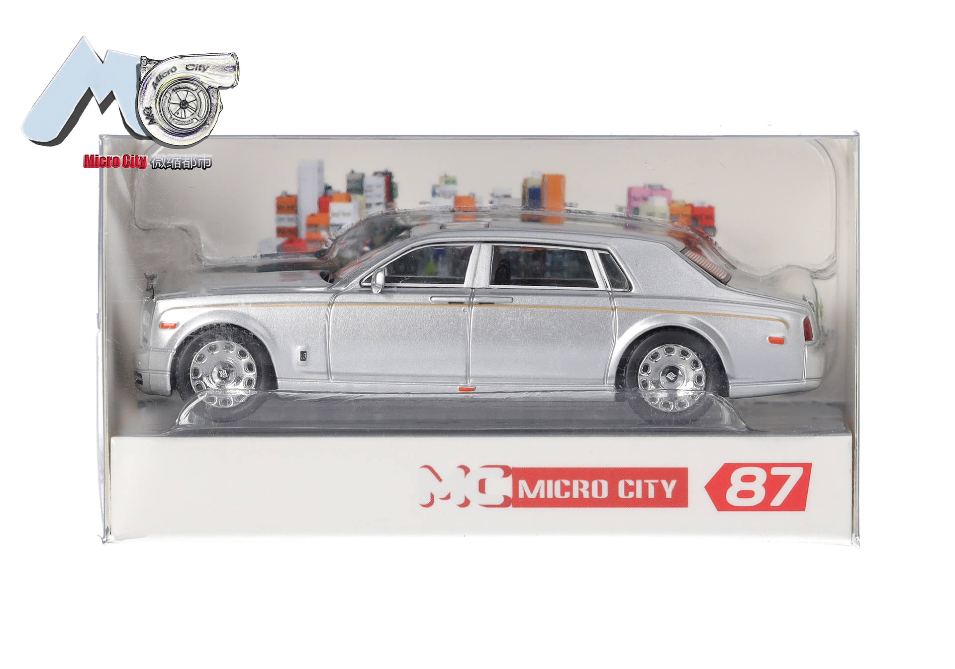 Herpa MicroCity 87MC000066 | Rolls Royce Phantom | silber | 1:87