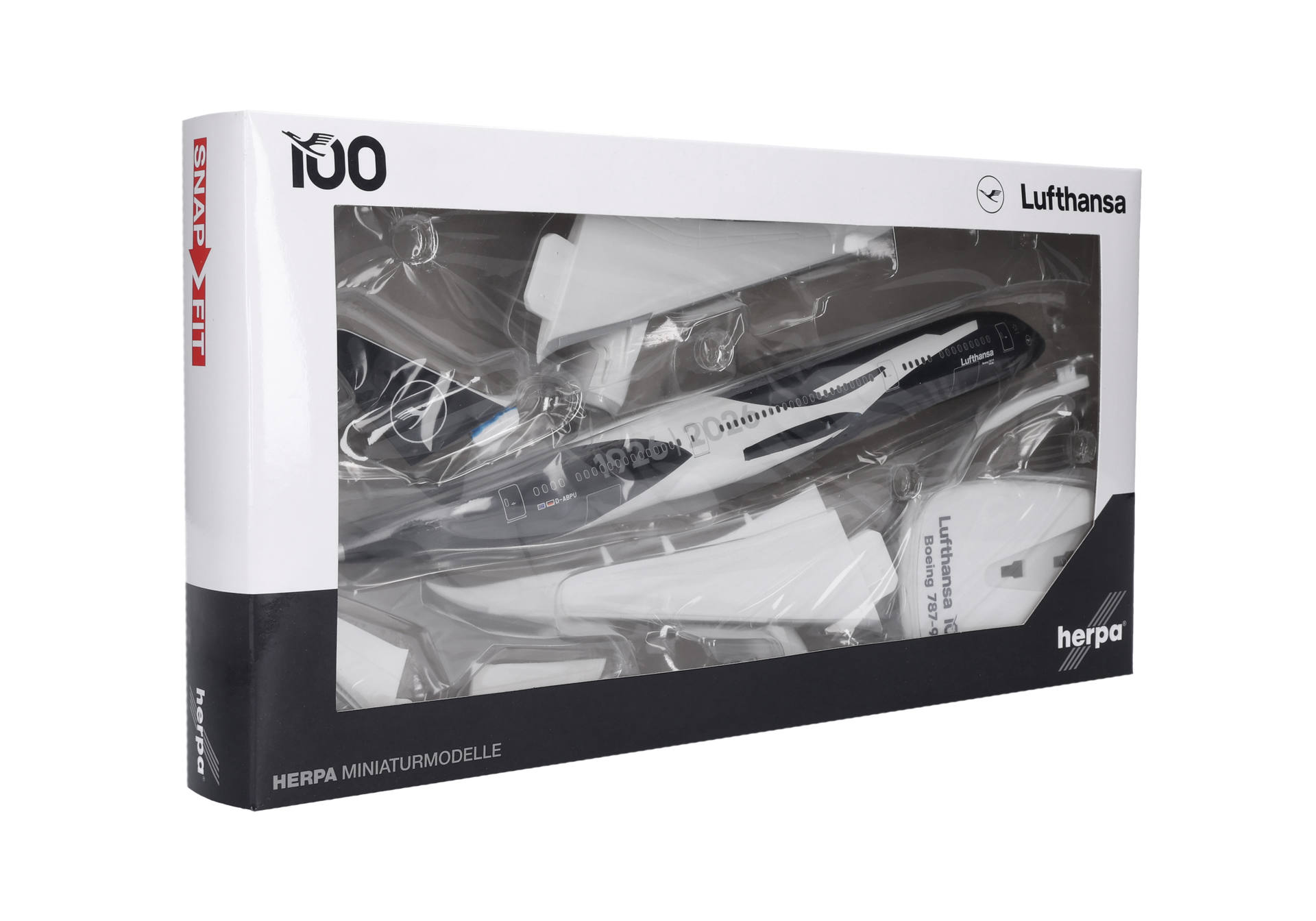 Herpa Wings SF614849 | Lufthansa Boeing 787-9 Dreamliner | 100 Jahre -D-ABPU "Berlin" | 1:200