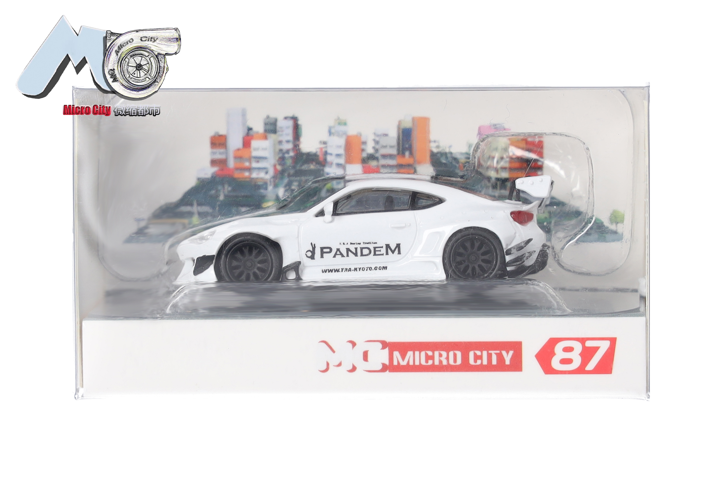 Herpa MicroCity 87MC000071 | Toyota GT86 | weiß | 1:87