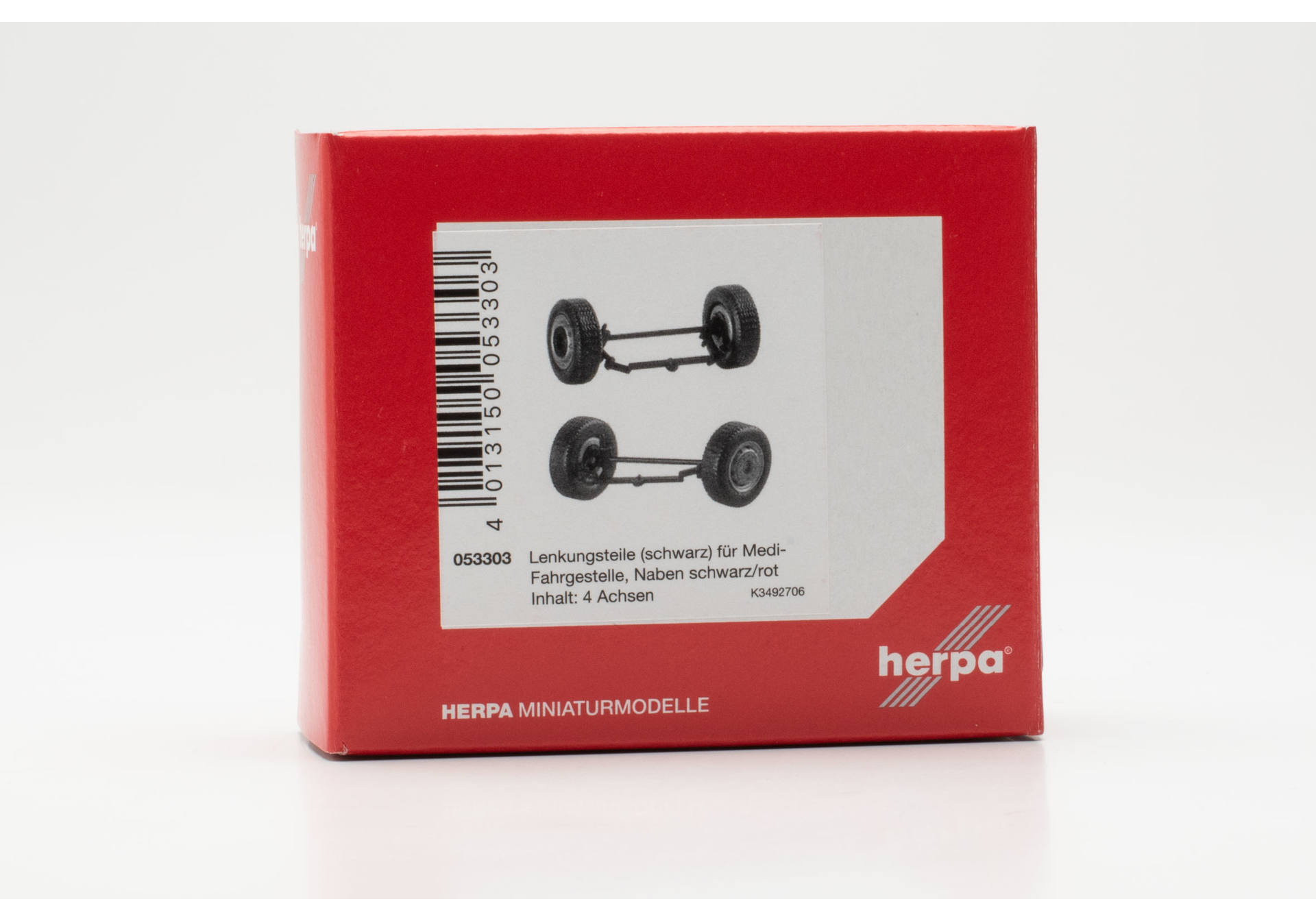 Herpa Zubehör 053303 | Lenkungsteile für Medi-Zugmaschinen (4 Achsen) | 1:87