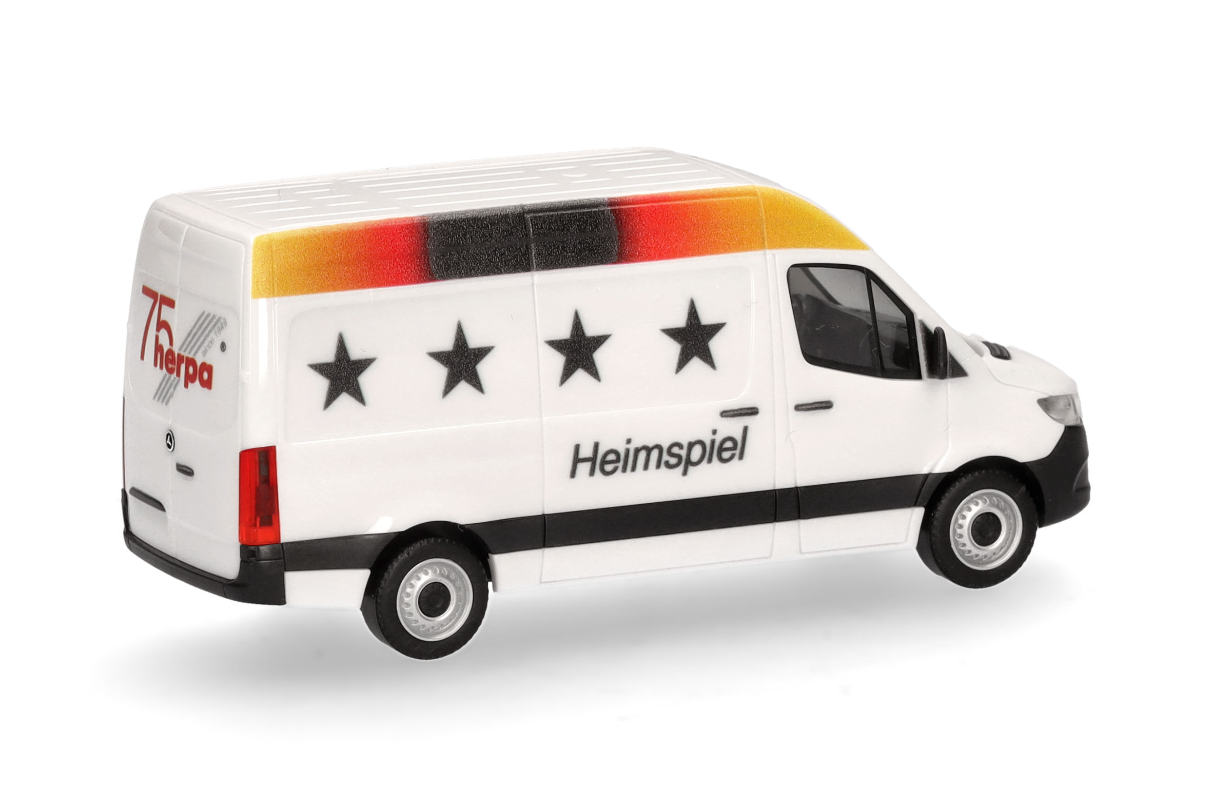 Herpa 958004 | MB Sprinter 18 Kasten Hochdach | Heimspiel (Express)| 1:87